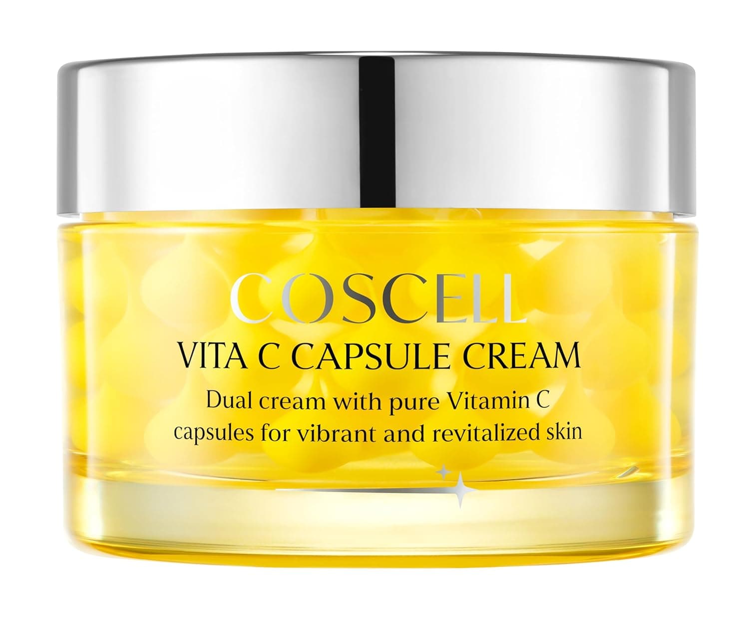 COSCELL Vita C Capsule Cream - Korean Boba Vitamin C Capsule Brightening Cream - Lightweight Moisturizer For Radiant Skin, 50ml / 1.69 Fl Oz : Beauty &amp; Personal Care thumbnail 2