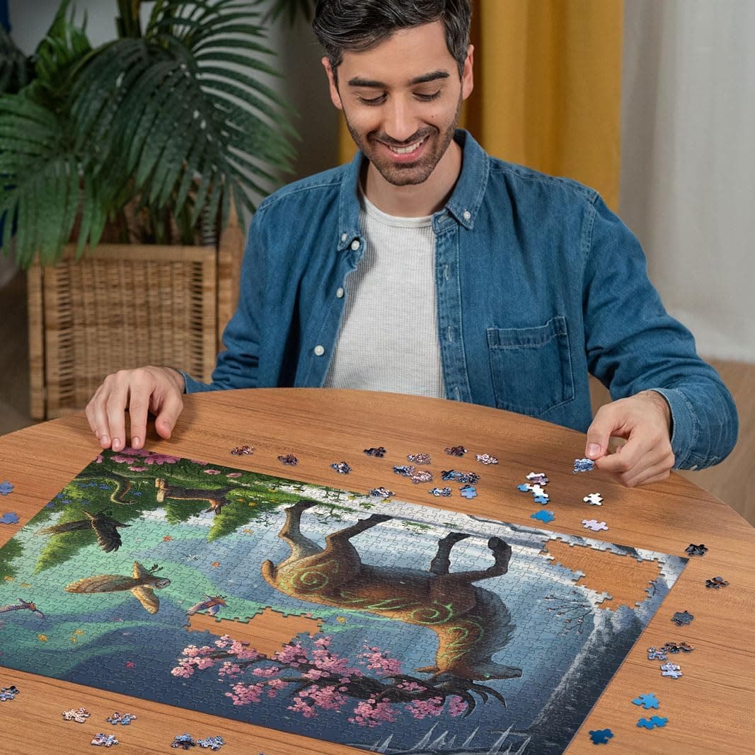 Ravensburger Spring Deer 1000 Piece Jigsaw Puzzle thumbnail 3