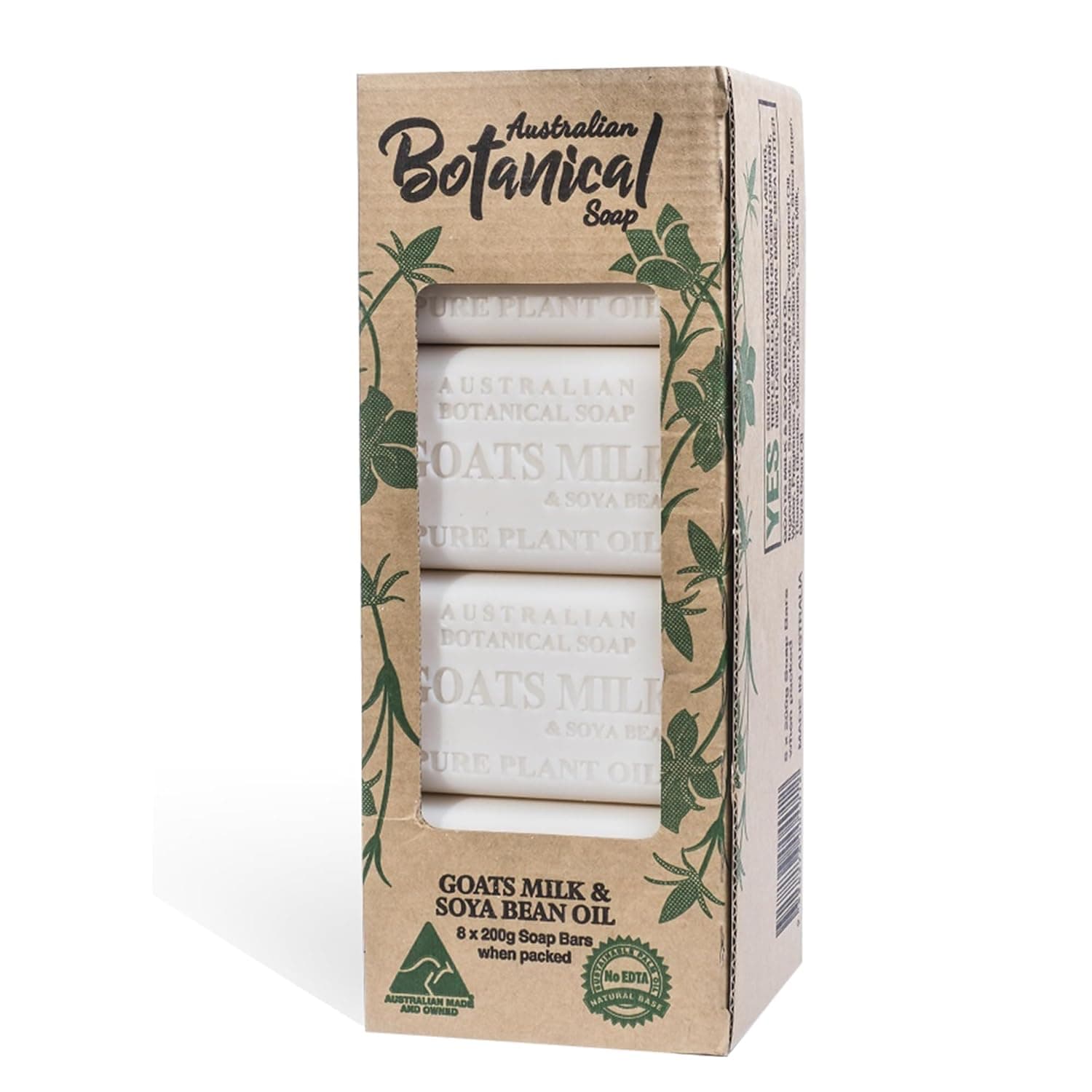 Australian Botanical Goat's Milk Soap Bars - Pack of 8 — Easter Gifts gift idea
