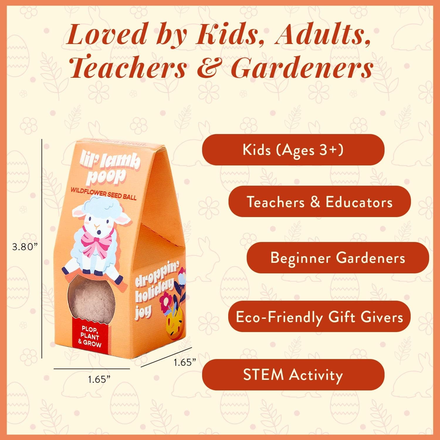 Modern Sprout Wildflower Seed Bombs - Pack of 3 thumbnail 5