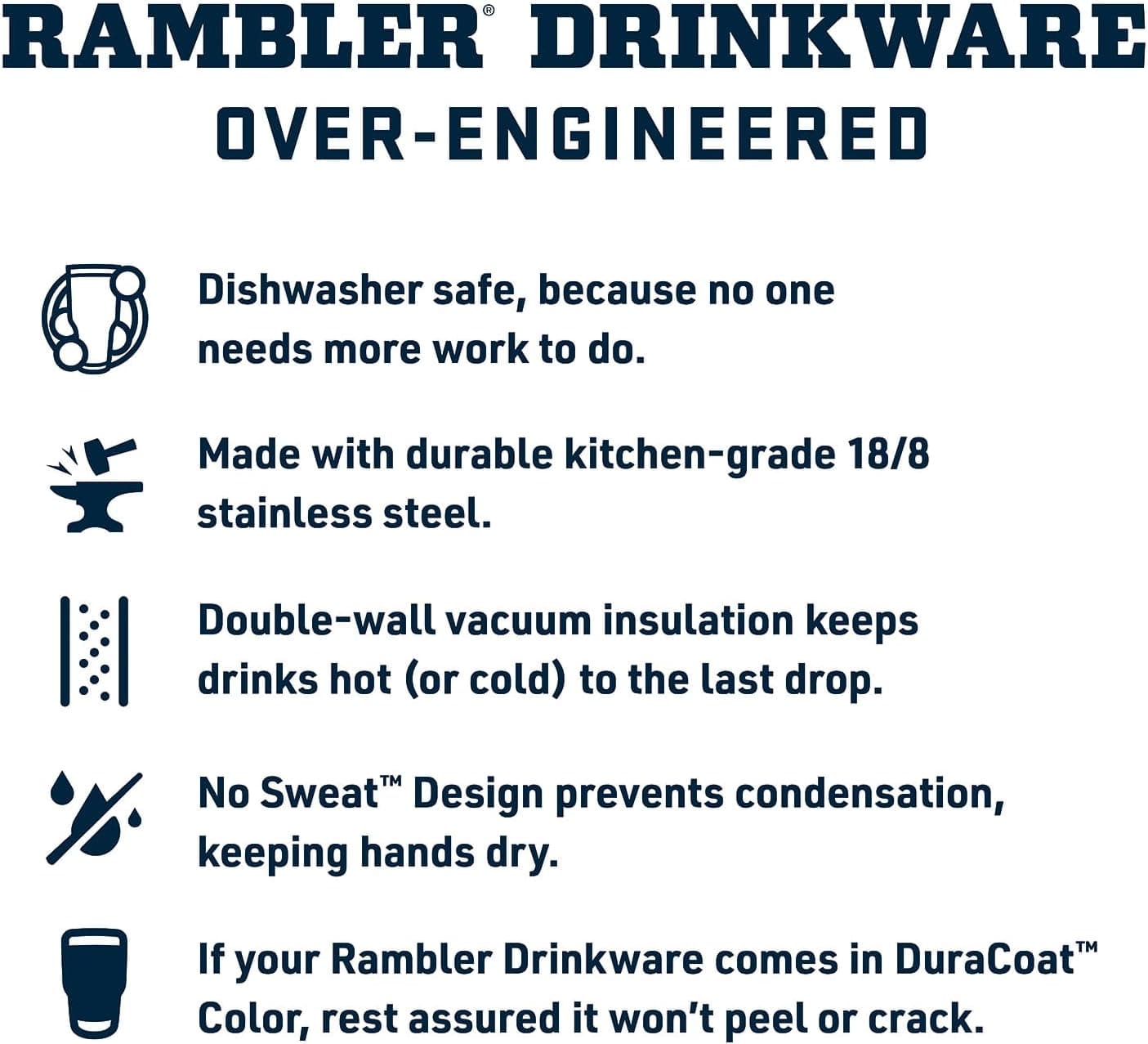 YETI Rambler 26 oz Bottle with Straw Cap - Seafoam thumbnail 4