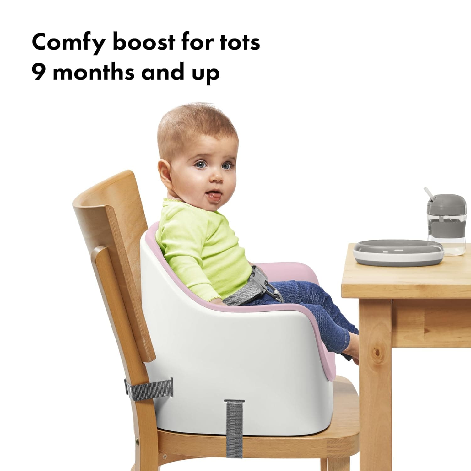 OXO Tot Nest Booster Seat with Straps in Blossom thumbnail 2