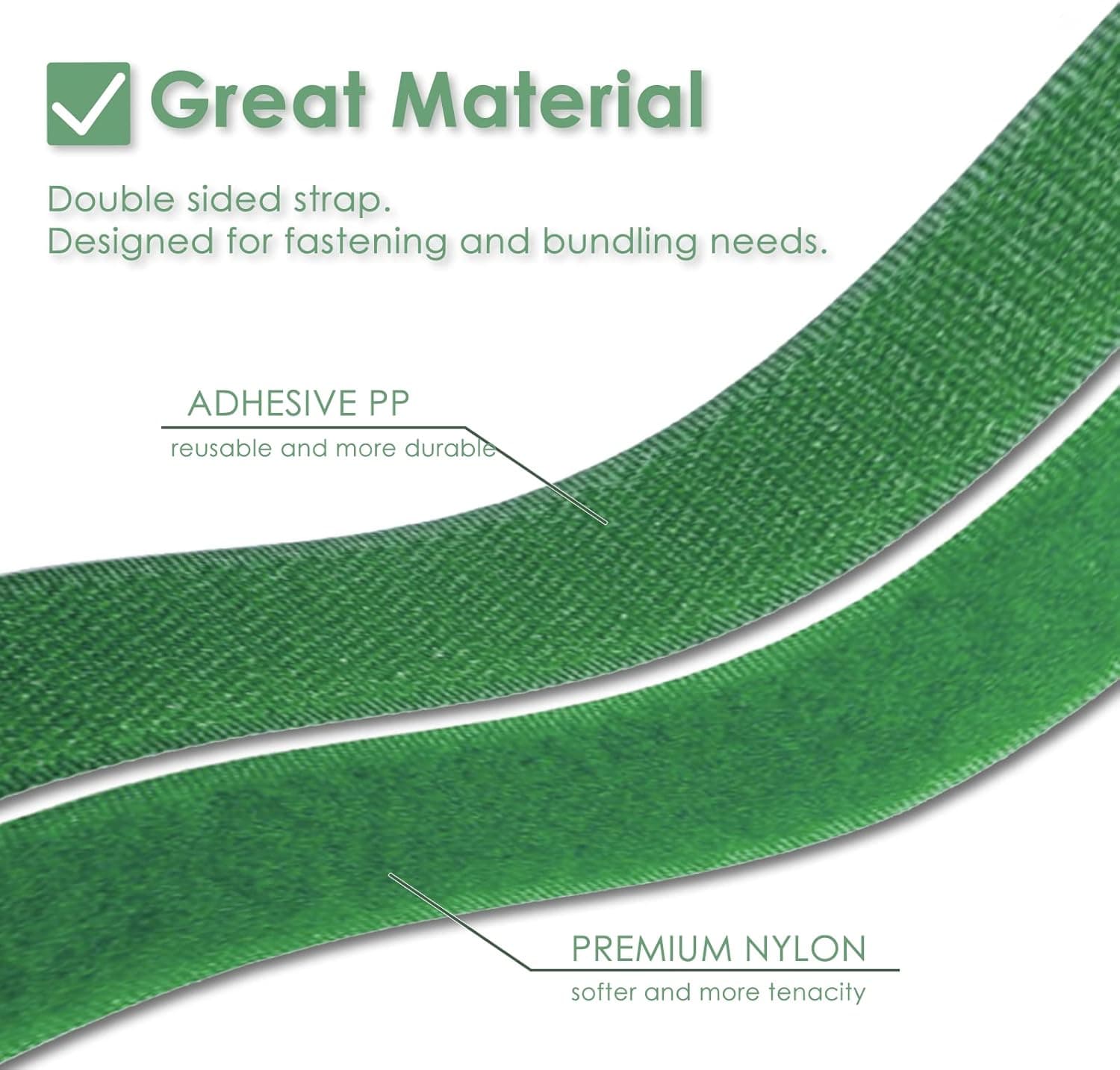 plantactic Garden Tie Green Tape - Plant Supports thumbnail 2