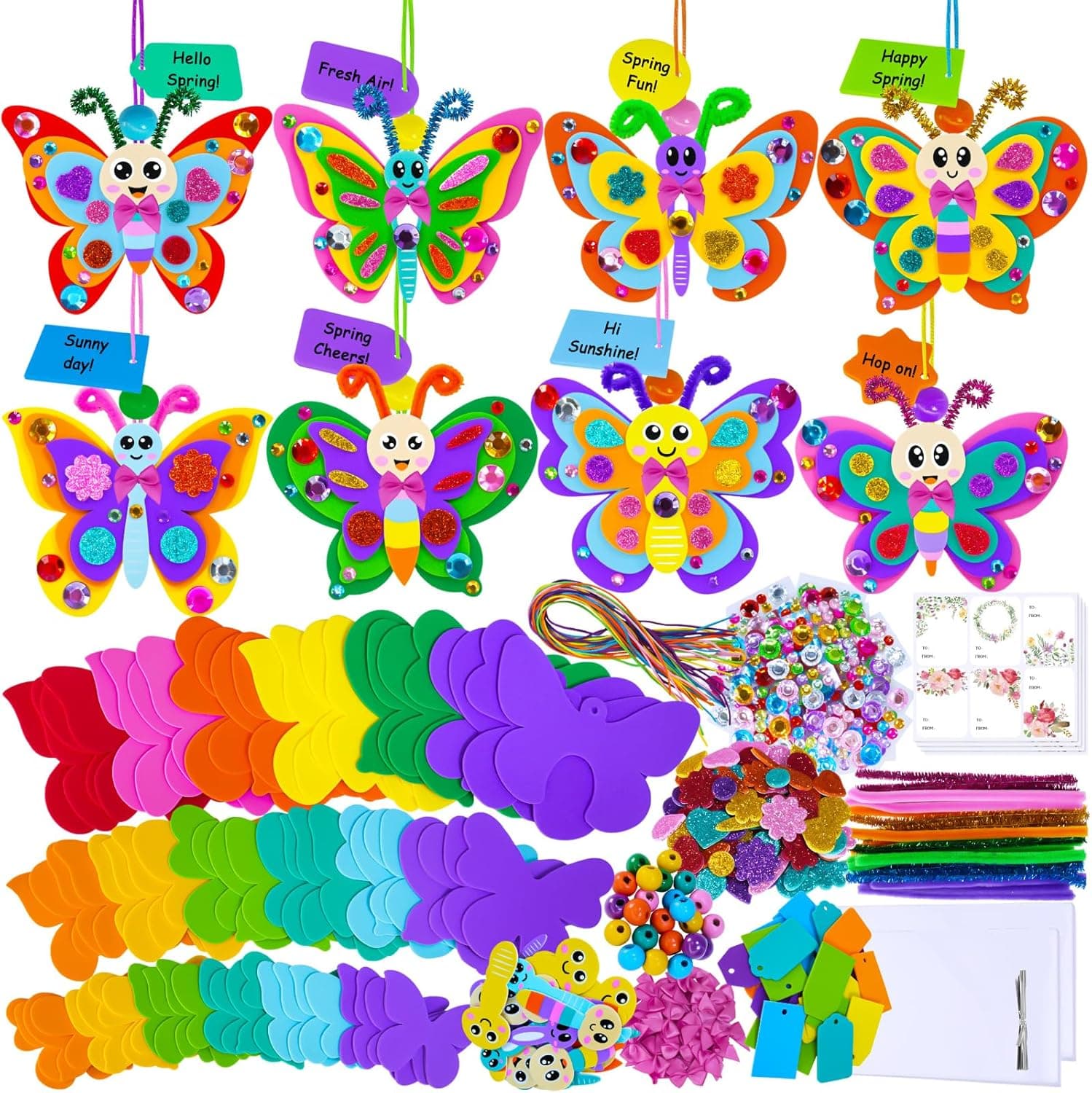 Easter Basket Craft Kits for Kids - DIY Butterfly