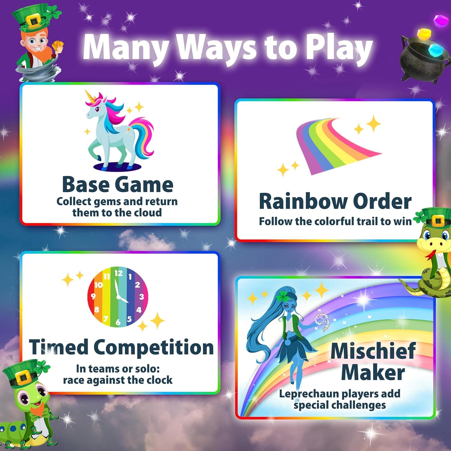 Hide and Seek Meets Rainbow Toys in “Protectors of The Rainbow” | Ages 4-10 | A Musical Treasure Hunt | Easter Egg Hunt &amp; Glow in The Dark Game | Outdoor Toys | Unicorn &amp; Leprechaun Theme : Toys &amp; Games thumbnail 4