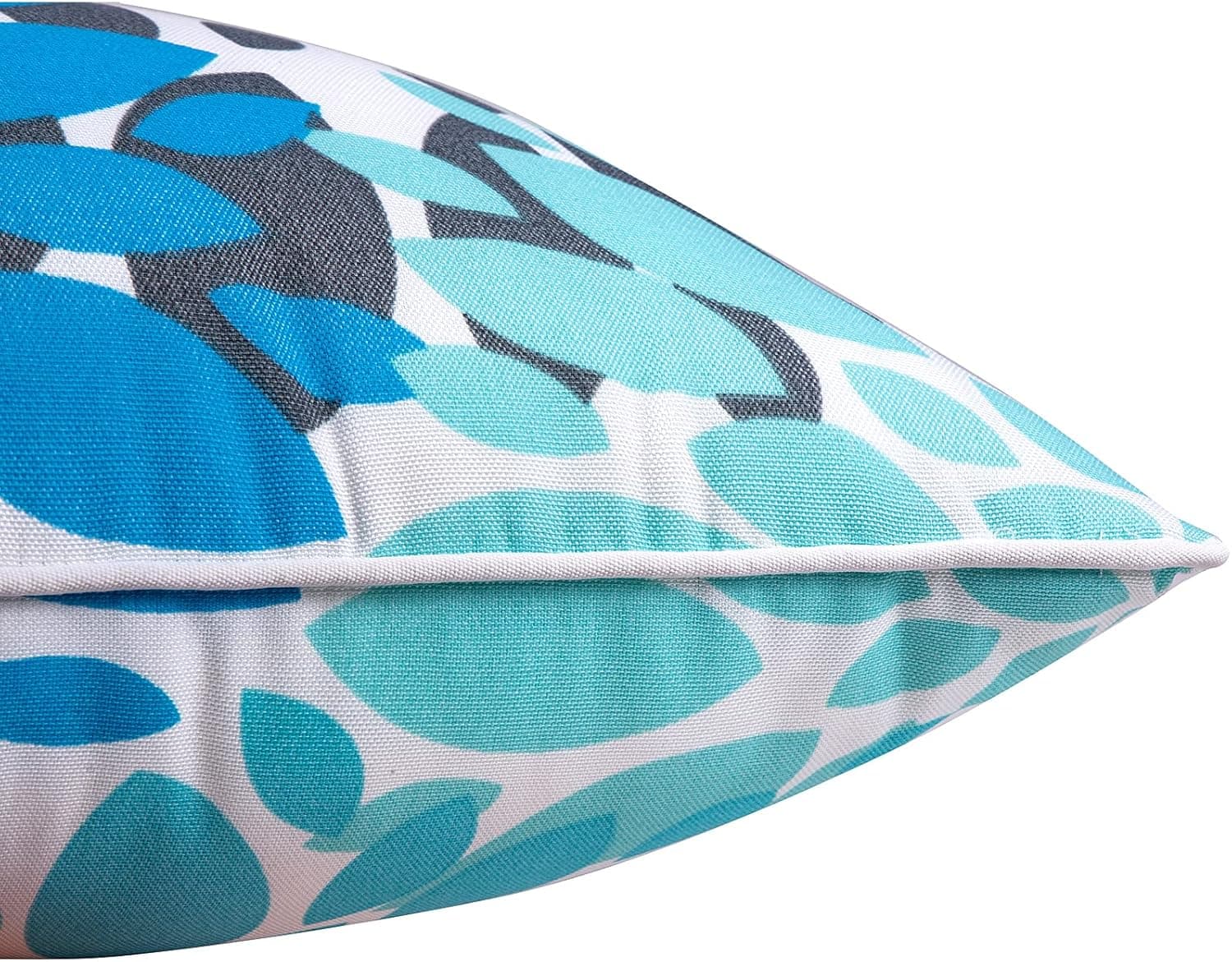 JMGBird Water-Resistant Outdoor Pillows Set of 2 - Sky Blue Mandala Pattern thumbnail 3