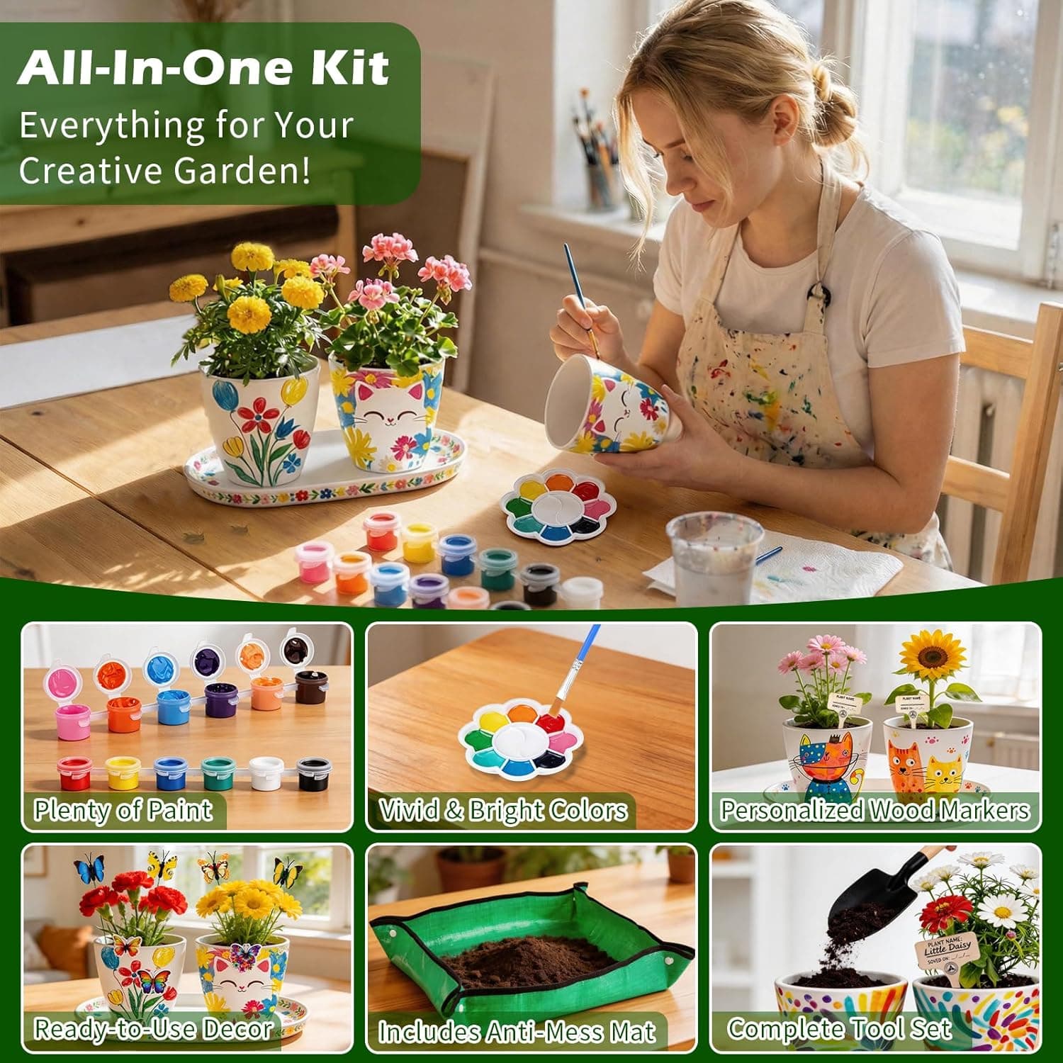 Hysagtek Paint & Plant Flower Growing Kit thumbnail 4