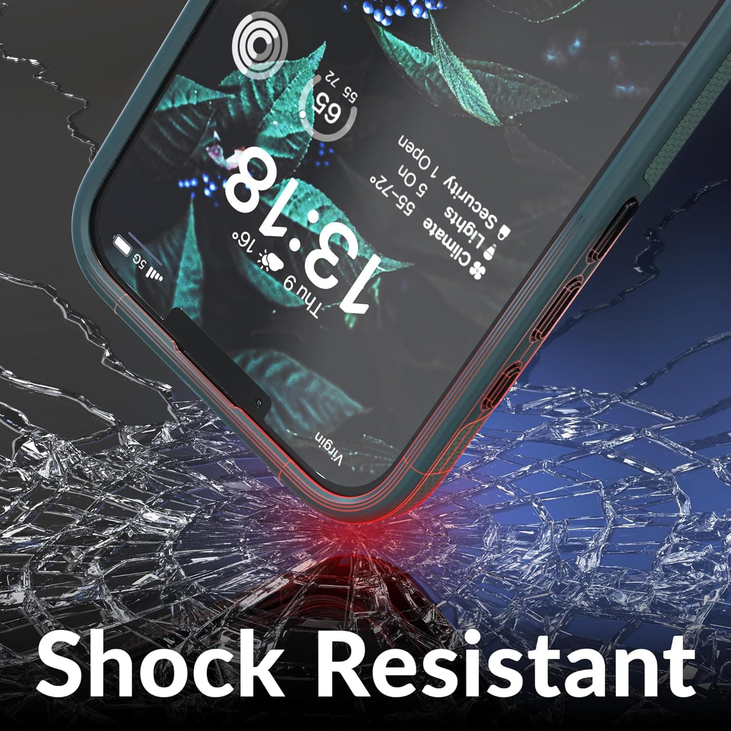 Crave Shockproof Dual Layer iPhone Case - Forest Green thumbnail 5