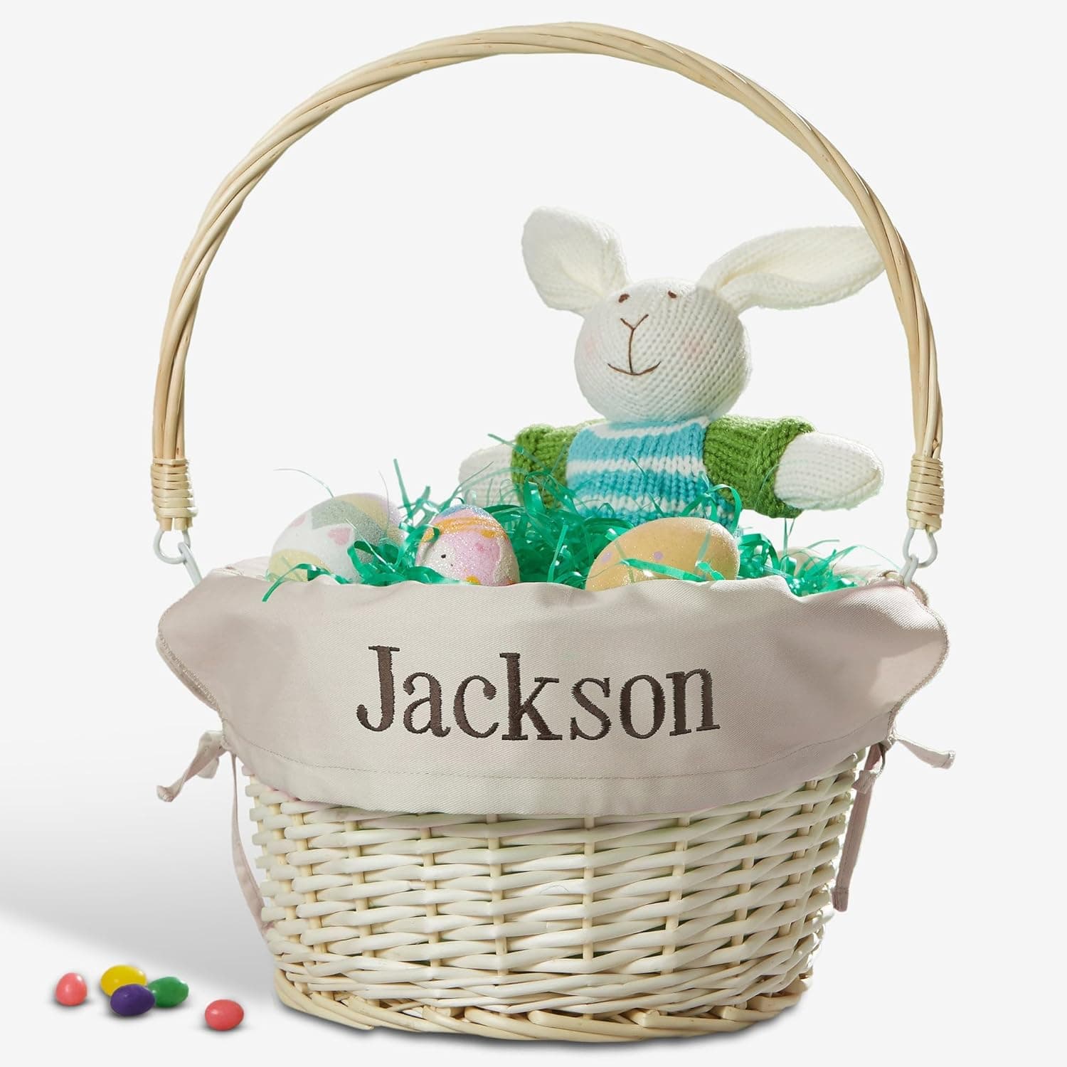 Personalized Easter Basket for Kids – Hand-Woven