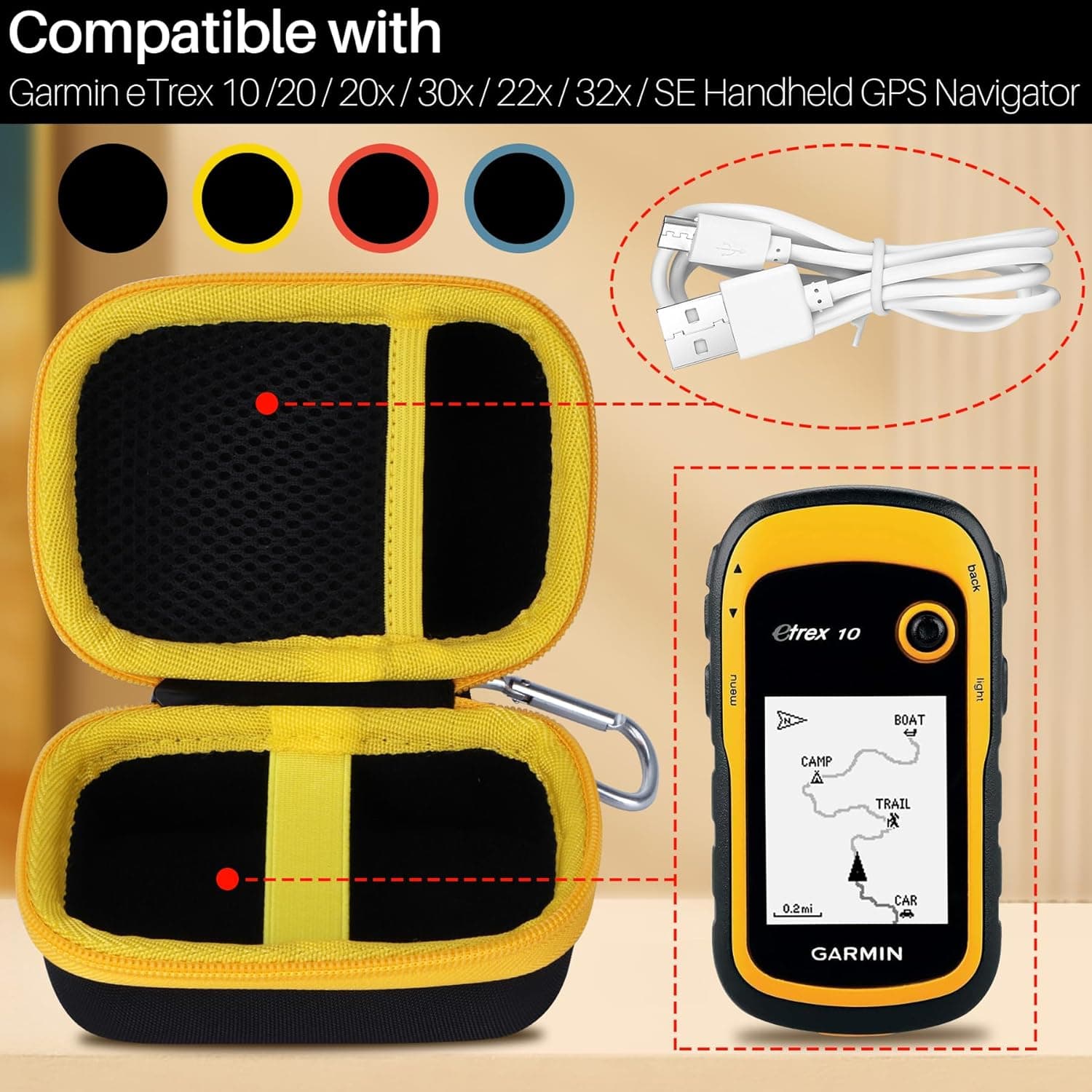 Lebakort Hard Case for Garmin eTrex GPS Navigator thumbnail 3
