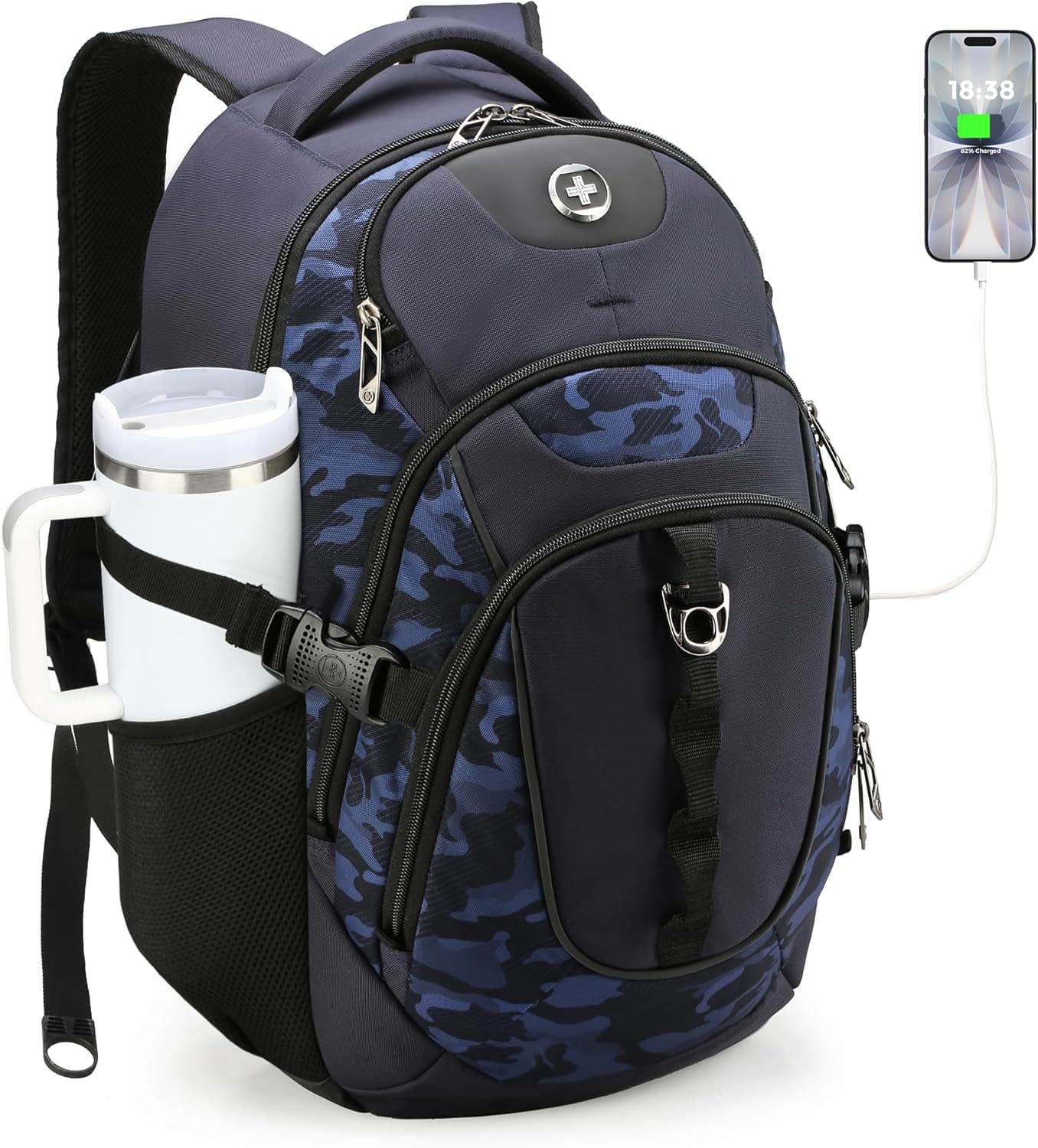 Swissdigital Design Laptop Backpack with USB Charging Port — Spring Gift Ideas gift idea