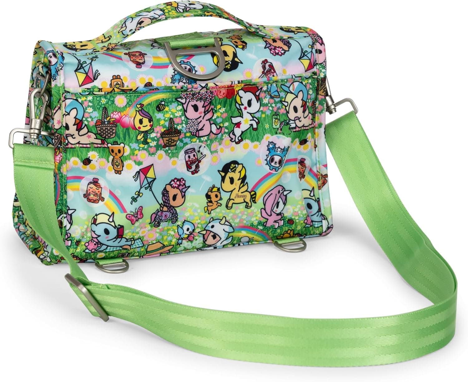 JuJuBe Tokidoki Crossbody to Backpack Convertible Purse, Small Messenger Bag with Adjustable Strap, Mini Handbag w/Multi Pockets : Clothing, Shoes &amp; Jewelry thumbnail 2