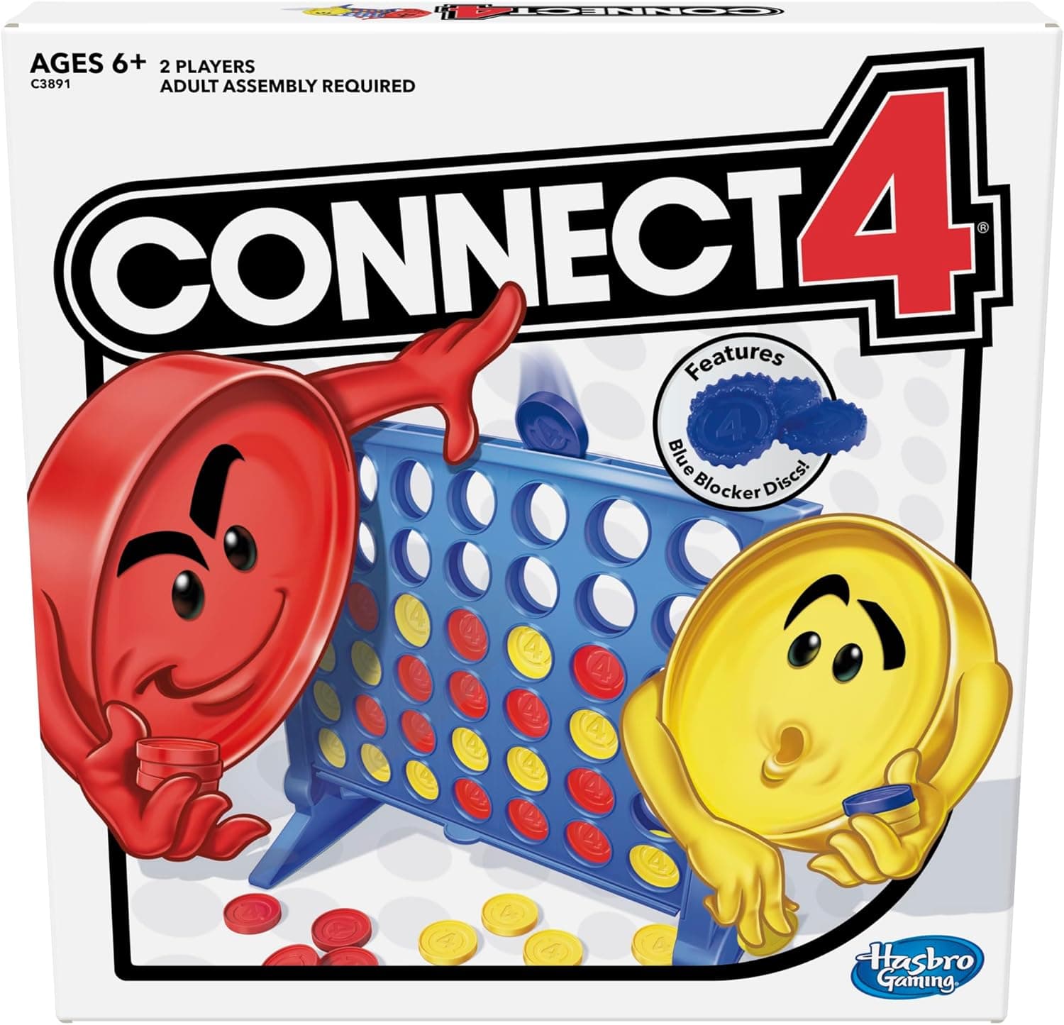 Hasbro Gaming Connect 4 Strategy Board Game for Ages 6 and Up (Amazon Exclusive) : Toys &amp; Games — Easter Gifts gift idea