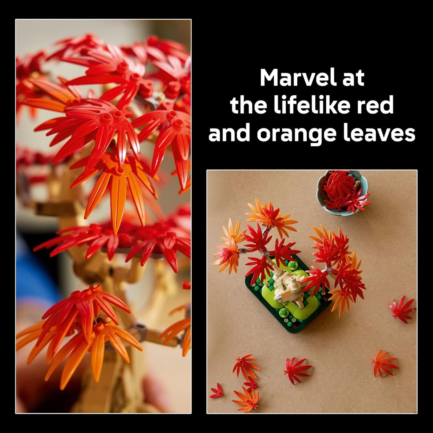 LEGO Botanicals Japanese Red Maple Bonsai Tree Kit thumbnail 4