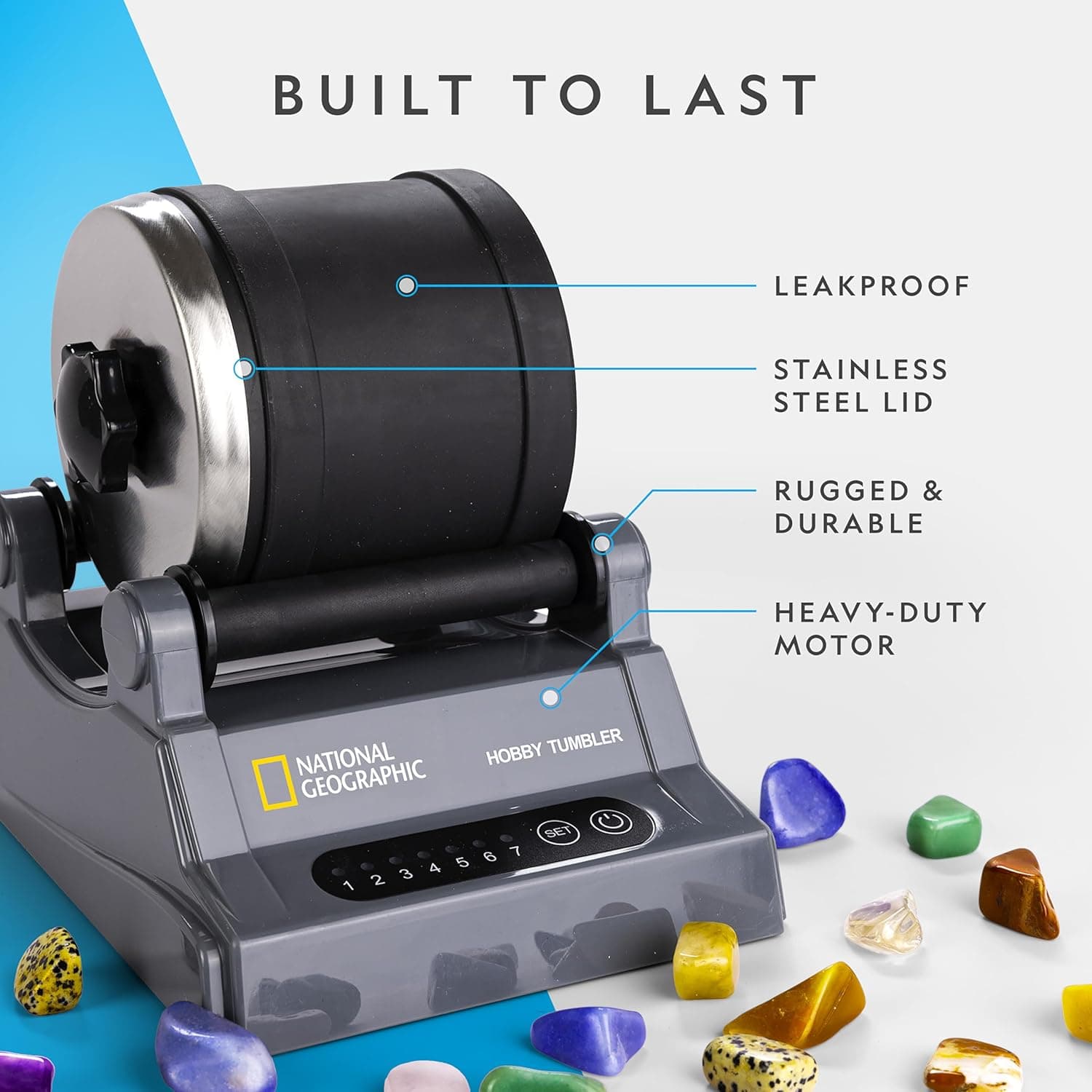 National Geographic Rock Tumbler Kit – Hobby Edition thumbnail 4