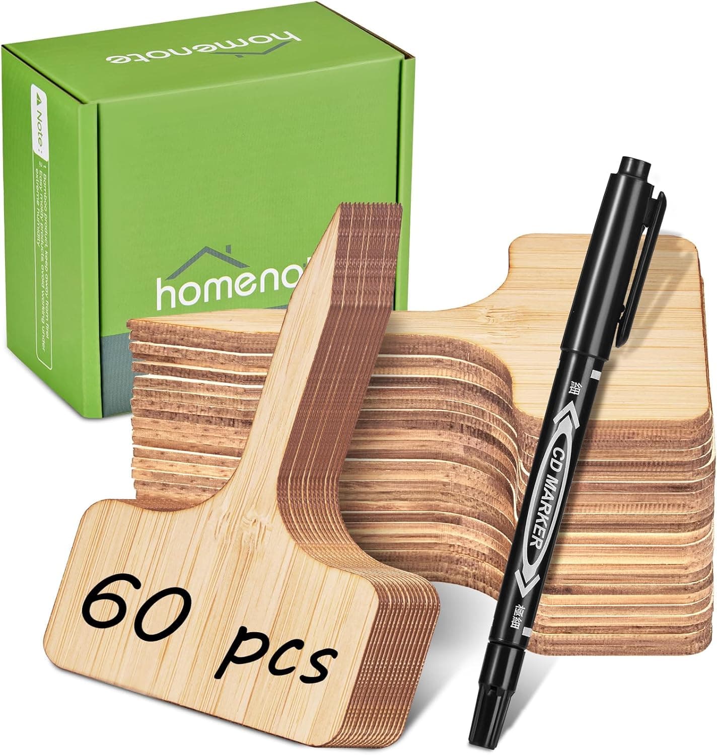 Homenote Bamboo Plant Labels - 60 Piece Set — Spring Gift Ideas gift idea