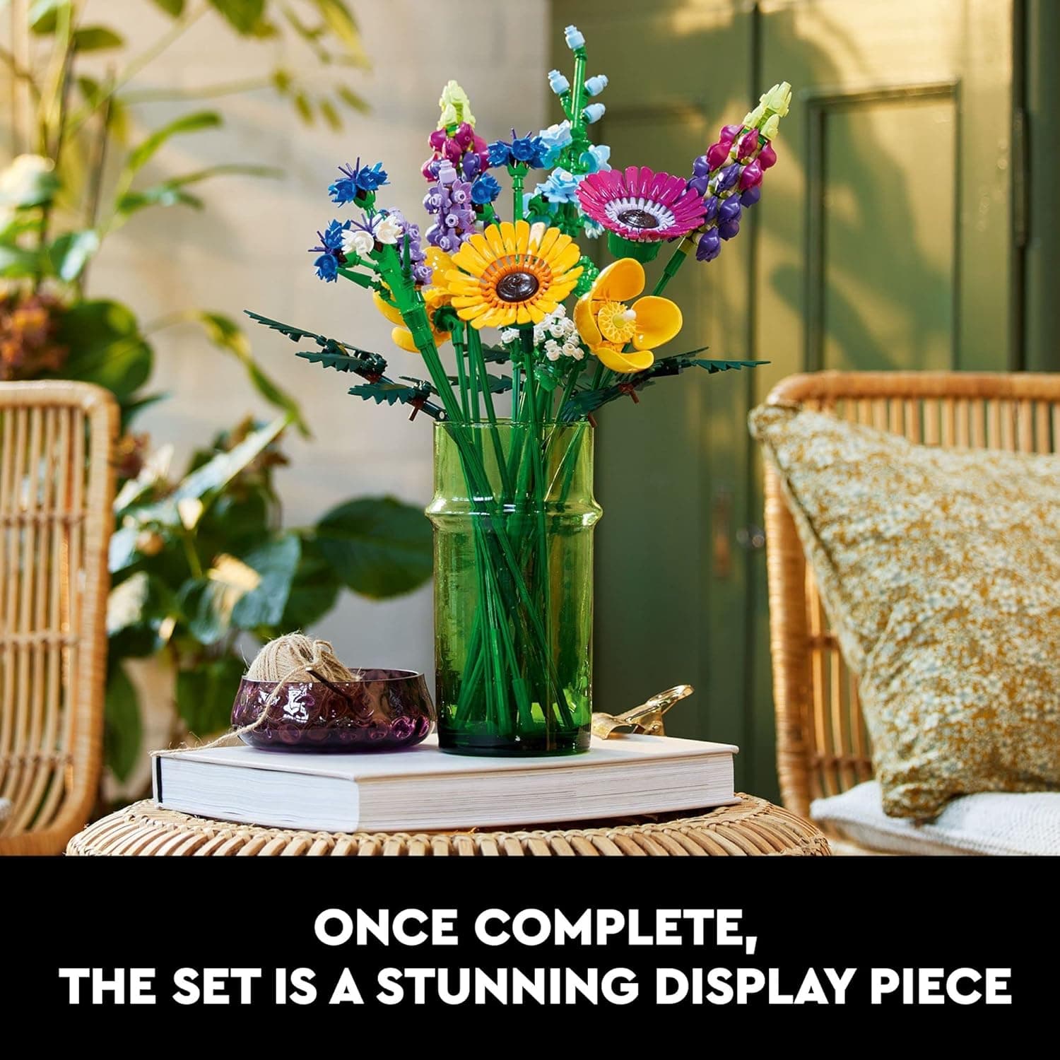 LEGO Botanicals Artificial Wildflower Bouquet - Fake Indoor Flowers Building Set for Home, Kitchen, Desk Decoration, Adults Ages 18+ - Gift for Birthdays - 10313 : Toys &amp; Games thumbnail 5