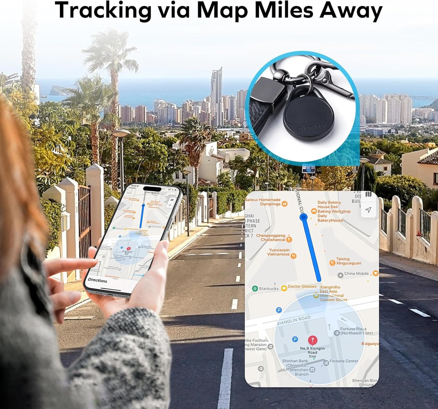 Momax Air Tracker Tags 4 Pack with Replaceable Battery thumbnail 5