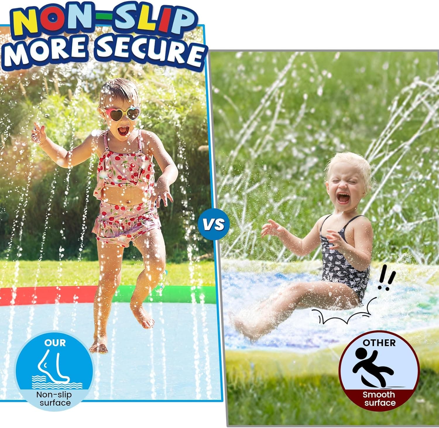 ODOSOLA 13 FT Large Splash Pad for Kids thumbnail 2