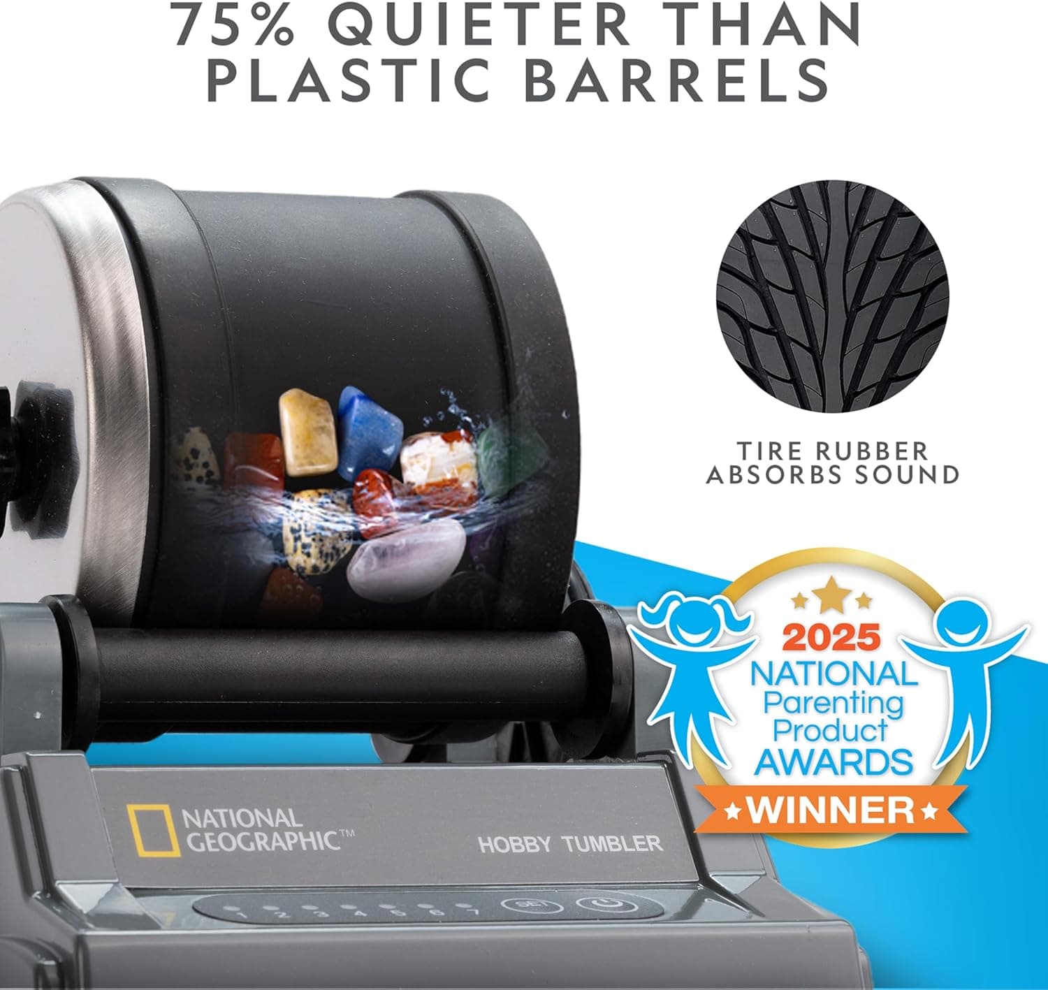 National Geographic Rock Tumbler Kit – Hobby Edition thumbnail 3