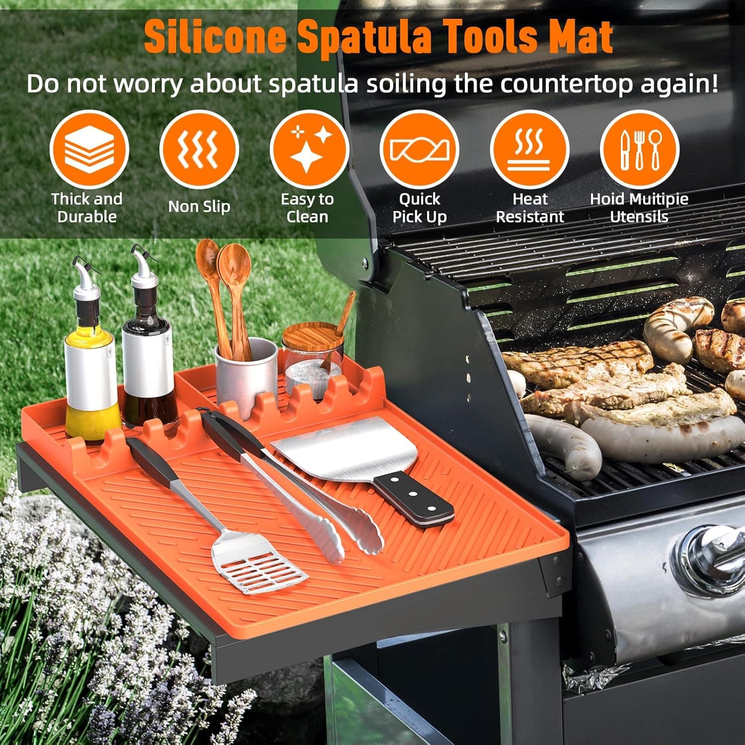 Silicone Grill Mat for Outdoor Chefs thumbnail 2
