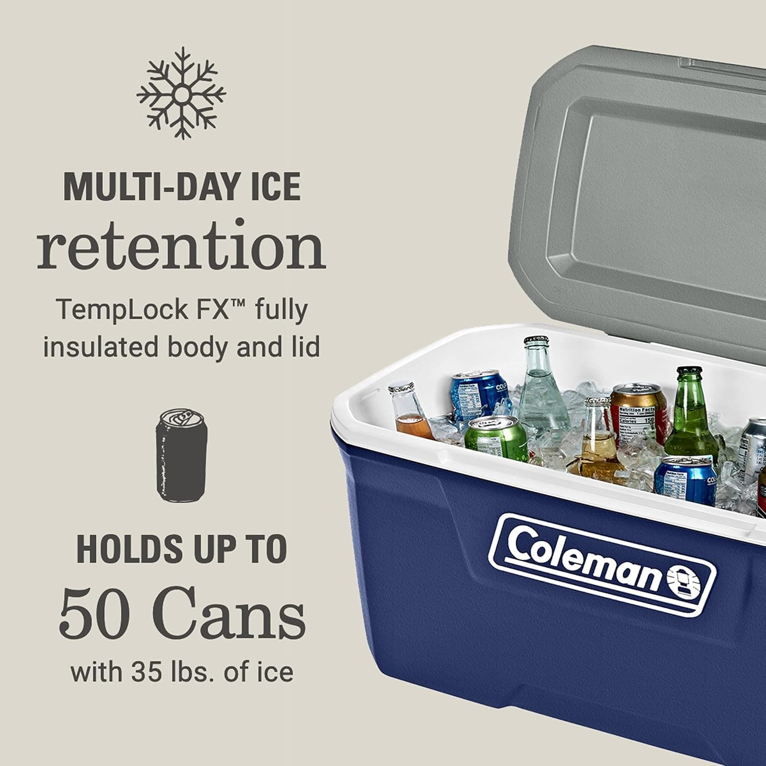 Coleman Classic Series Insulated Portable Cooler thumbnail 2