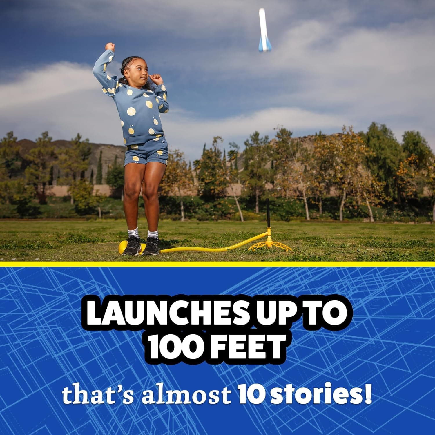 Stomp Rocket Jr Glow Rocket Launcher thumbnail 4