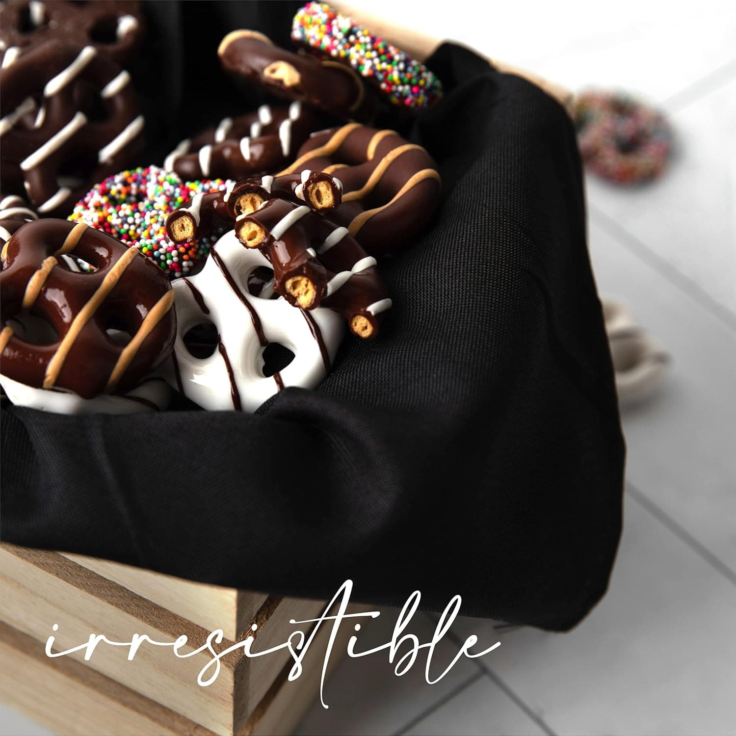 Gluten Free Palace Chocolate Covered Pretzels Gift Box - 4 Flavors thumbnail 5