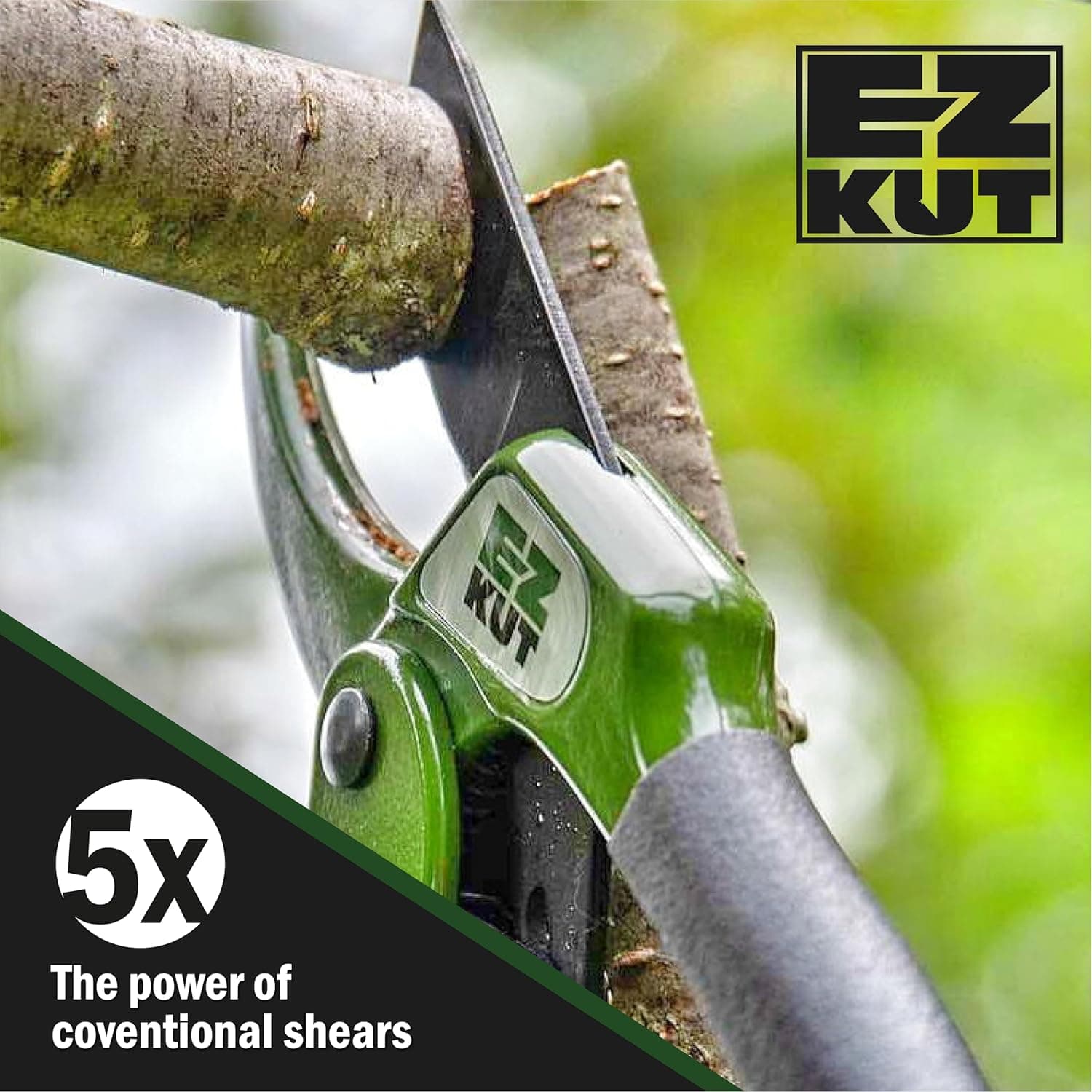 EZ Kut Heavy Duty Pruning Shears with Ratcheting Action thumbnail 2