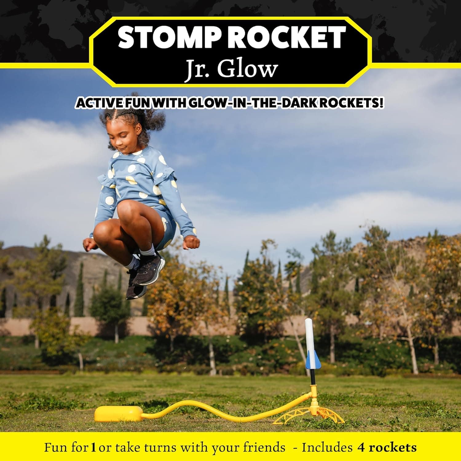 Stomp Rocket Jr Glow Rocket Launcher thumbnail 2
