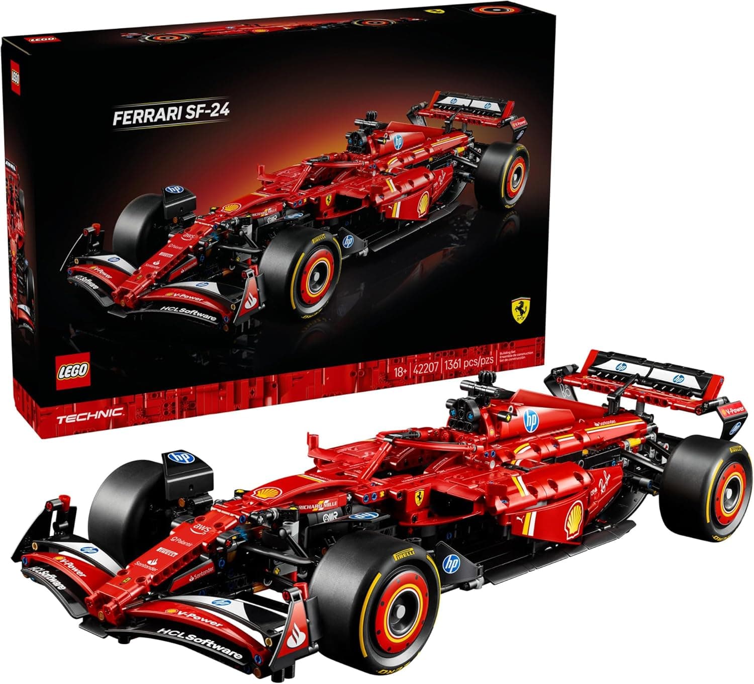 Rev Up the Holidays with the LEGO Technic Ferrari SF-24 F1 Model Car Kit