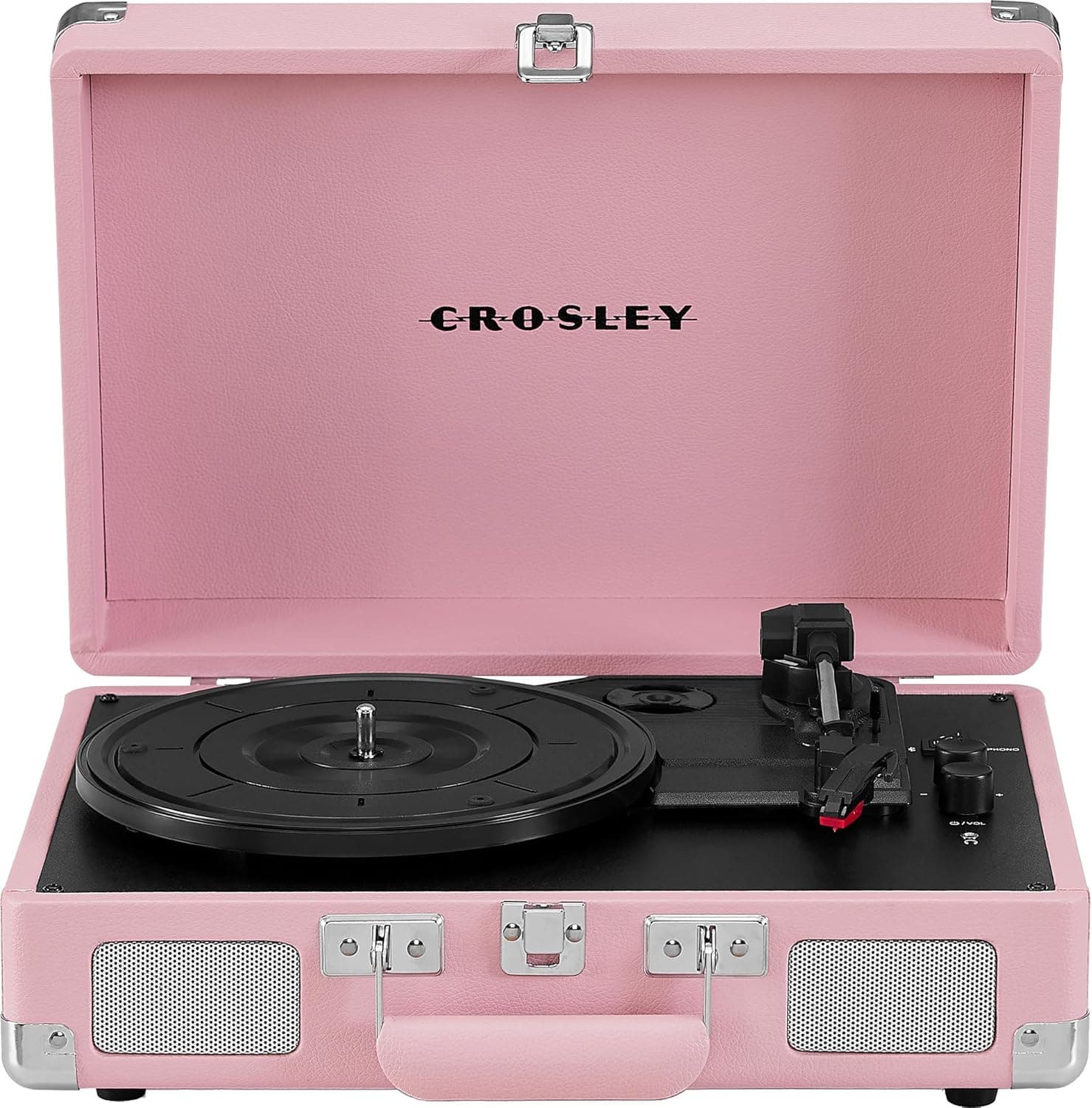 Crosley Cruiser Plus Vintage Bluetooth Suitcase Record Player - Blush — Spring Gift Ideas gift idea