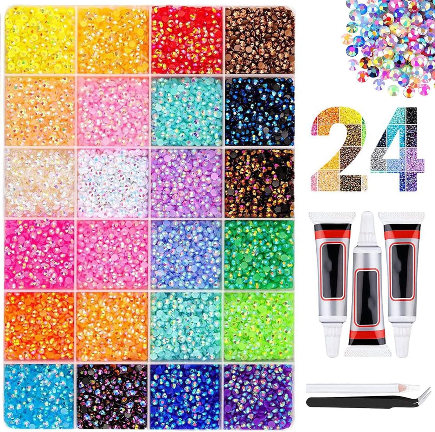 Bedazzler Kit with Rhinestones and Jewelry Glue view 1