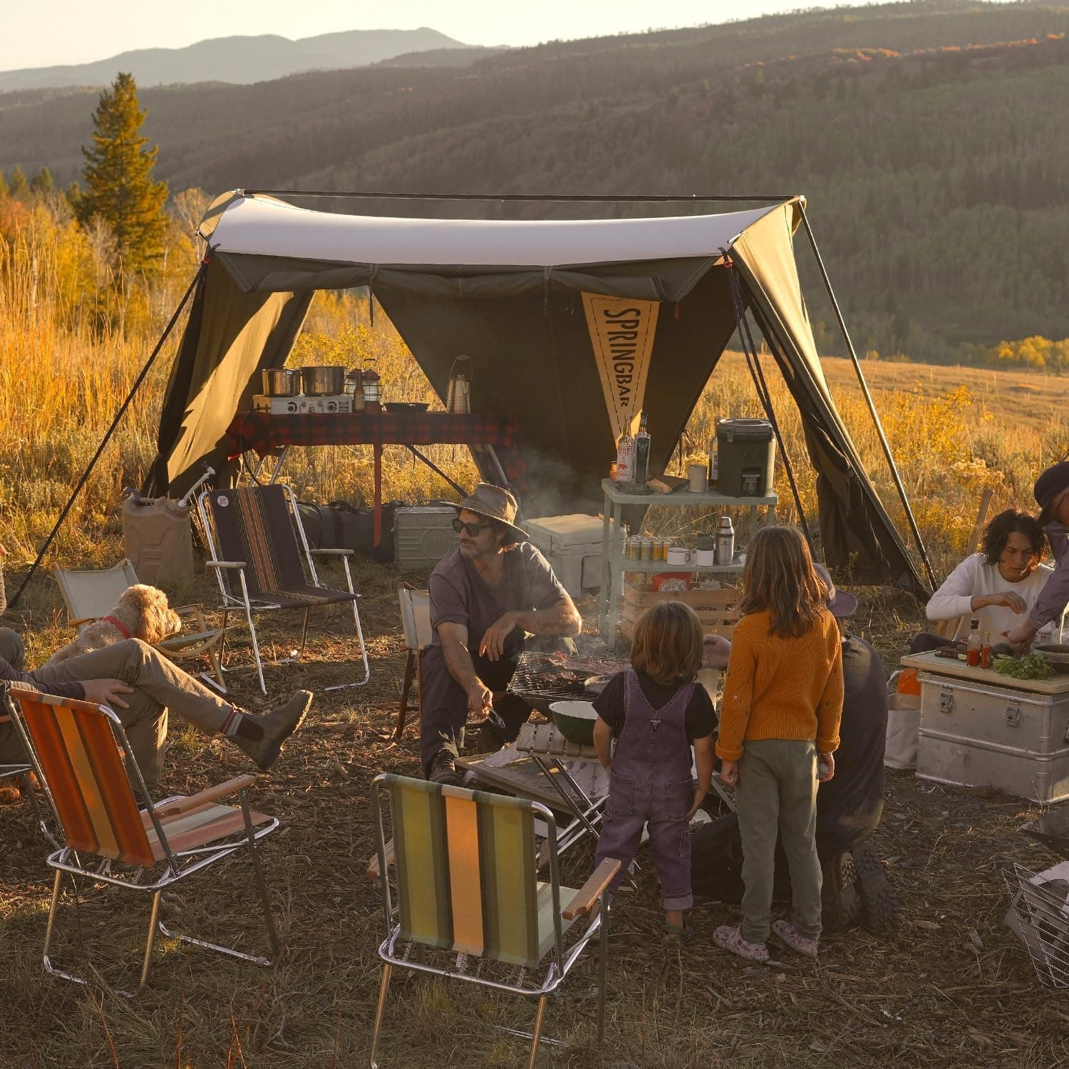 Springbar Leisure Port Canvas Canopy Shade Tent thumbnail 5