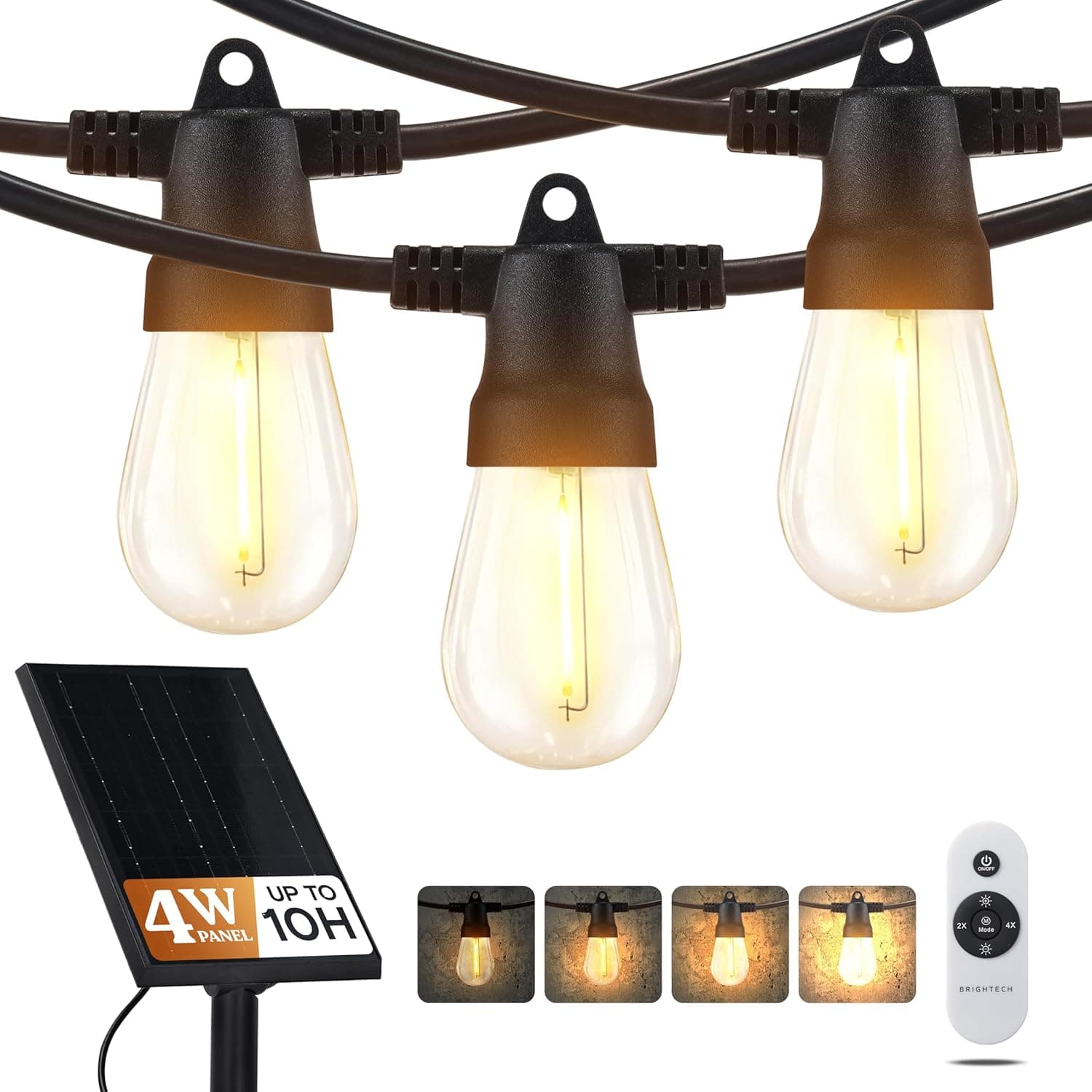Brightech Ambience Pro Solar String Lights - 48Ft with Remote Control — Spring Gift Ideas gift idea