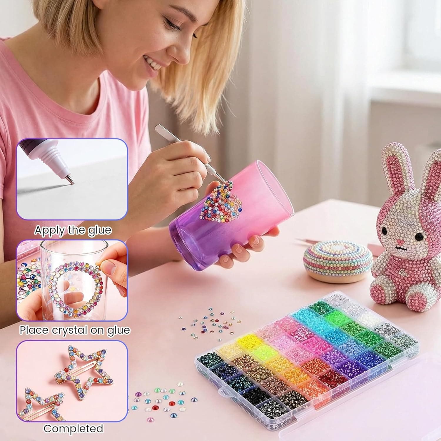 Bedazzler Kit with Rhinestones and Jewelry Glue thumbnail 3