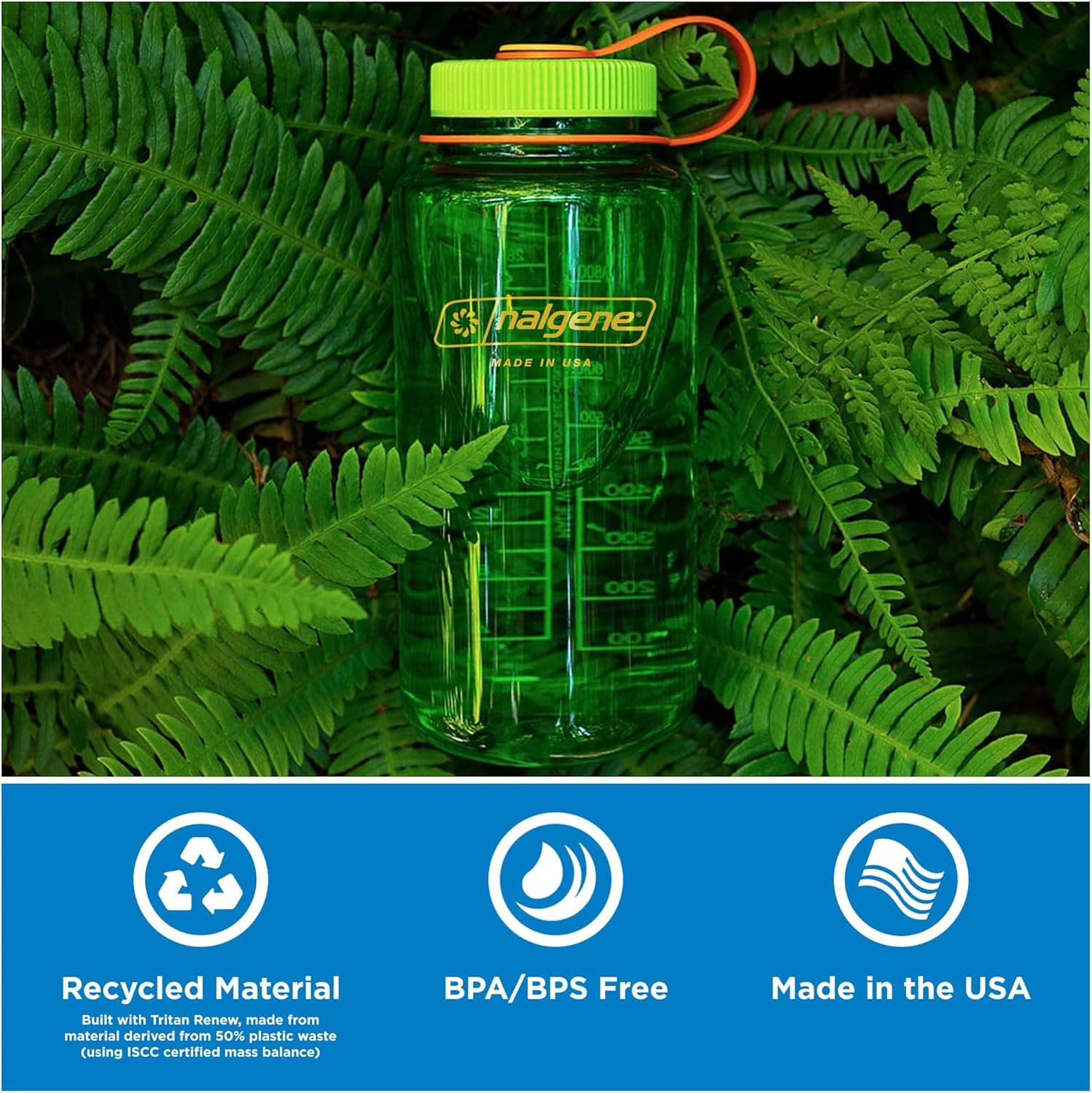 Nalgene 32 oz Wide Mouth Water Bottle thumbnail 4