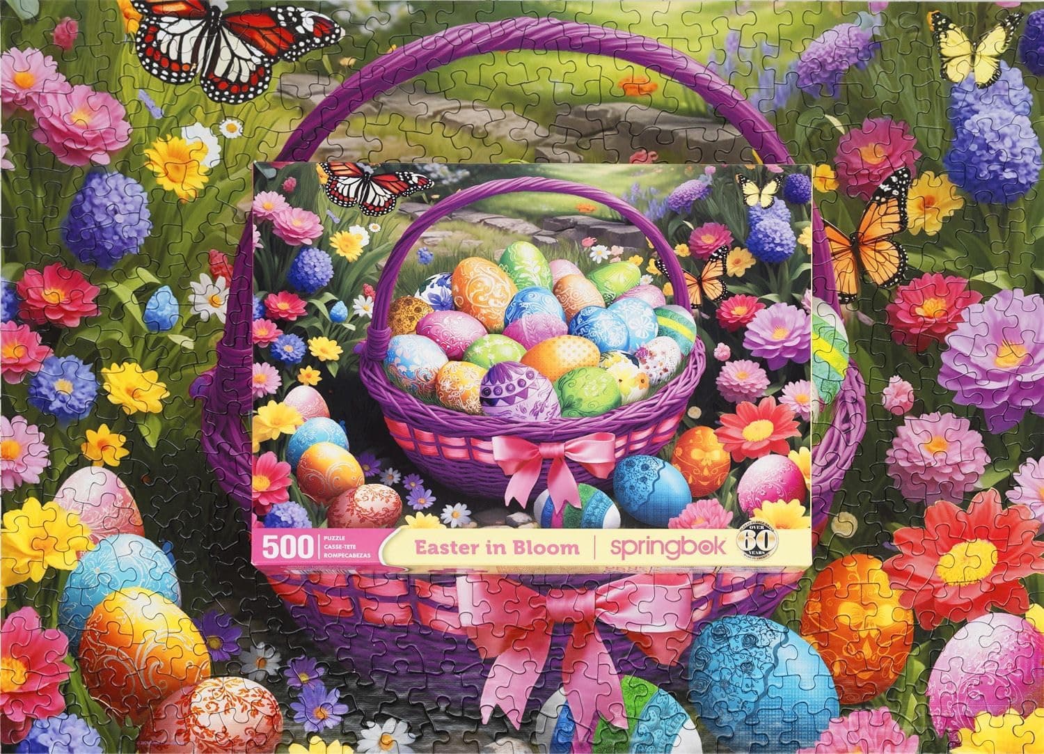 Springbok Easter in Bloom 500 Piece Jigsaw Puzzle thumbnail 3