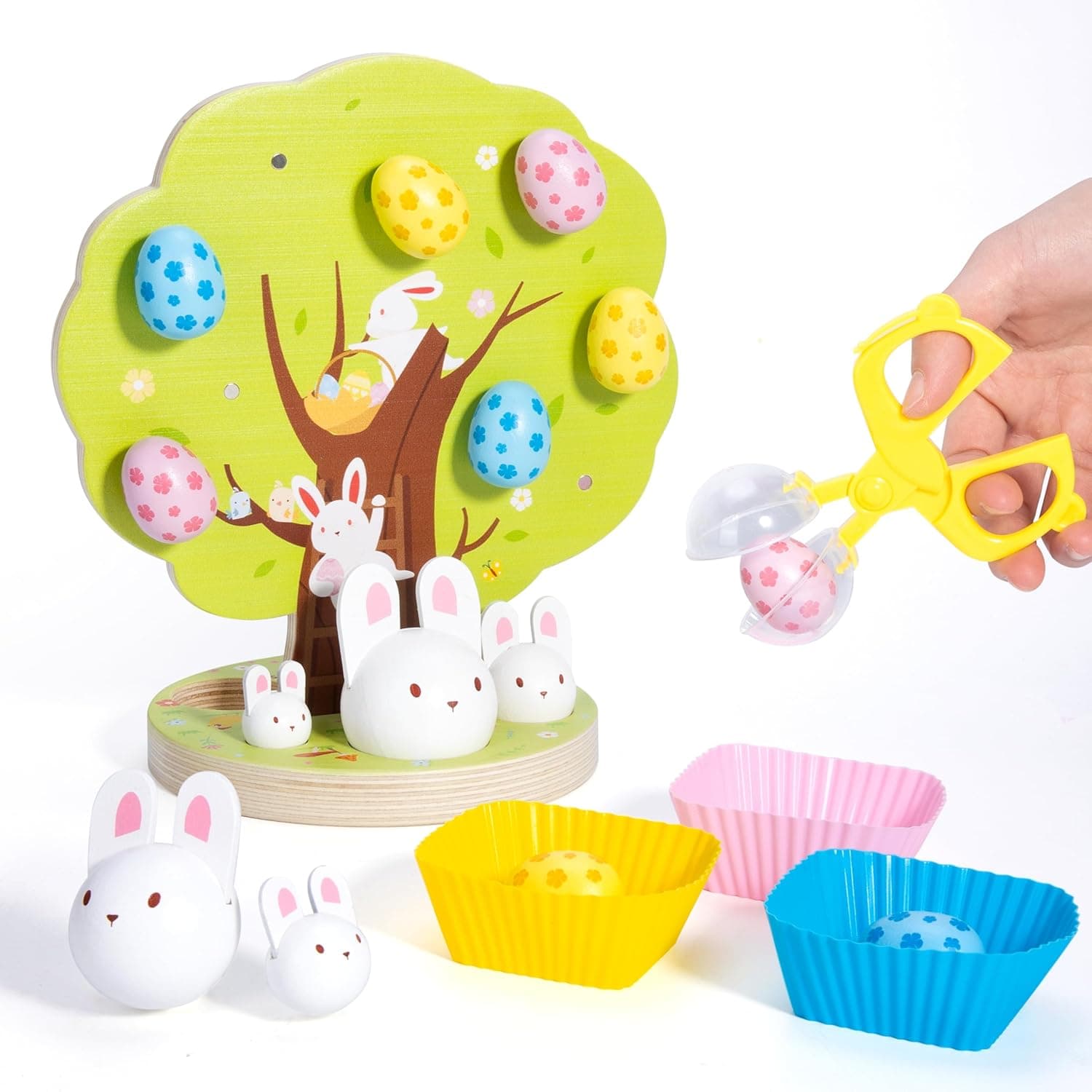 Woodtoe Magnetic Easter Eggs - Montessori Picking Toy — Easter Gifts gift idea