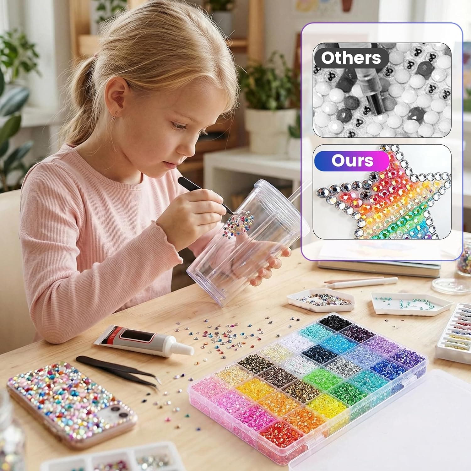 Bedazzler Kit with Rhinestones and Jewelry Glue thumbnail 5