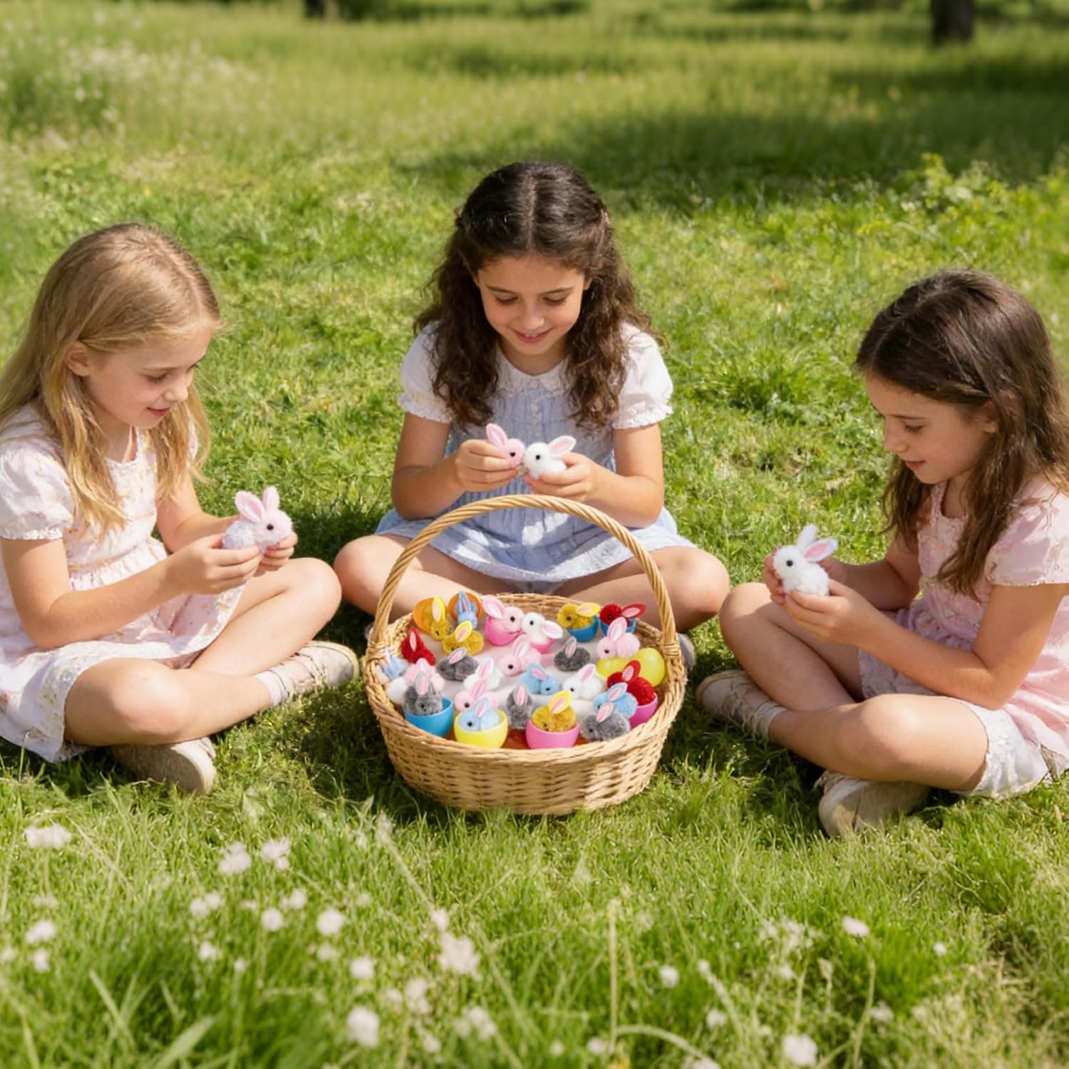 Aurdox 12 Pack Easter Egg Fillers Plush Bunny Toys thumbnail 5