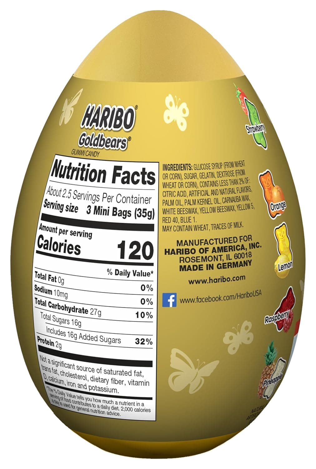 Haribo Easter Limited Edition Goldbears in an Egg thumbnail 2