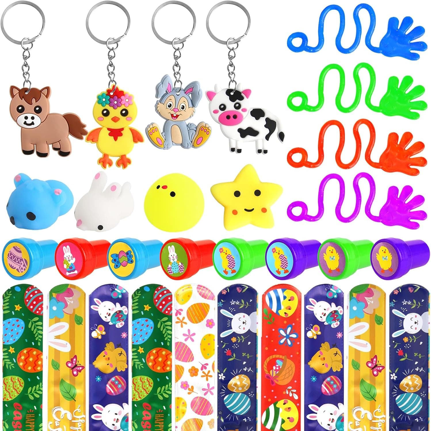 100 Pack Prefilled Easter Eggs with Assorted Toys and 6 Surprise Golden Eggs thumbnail 5