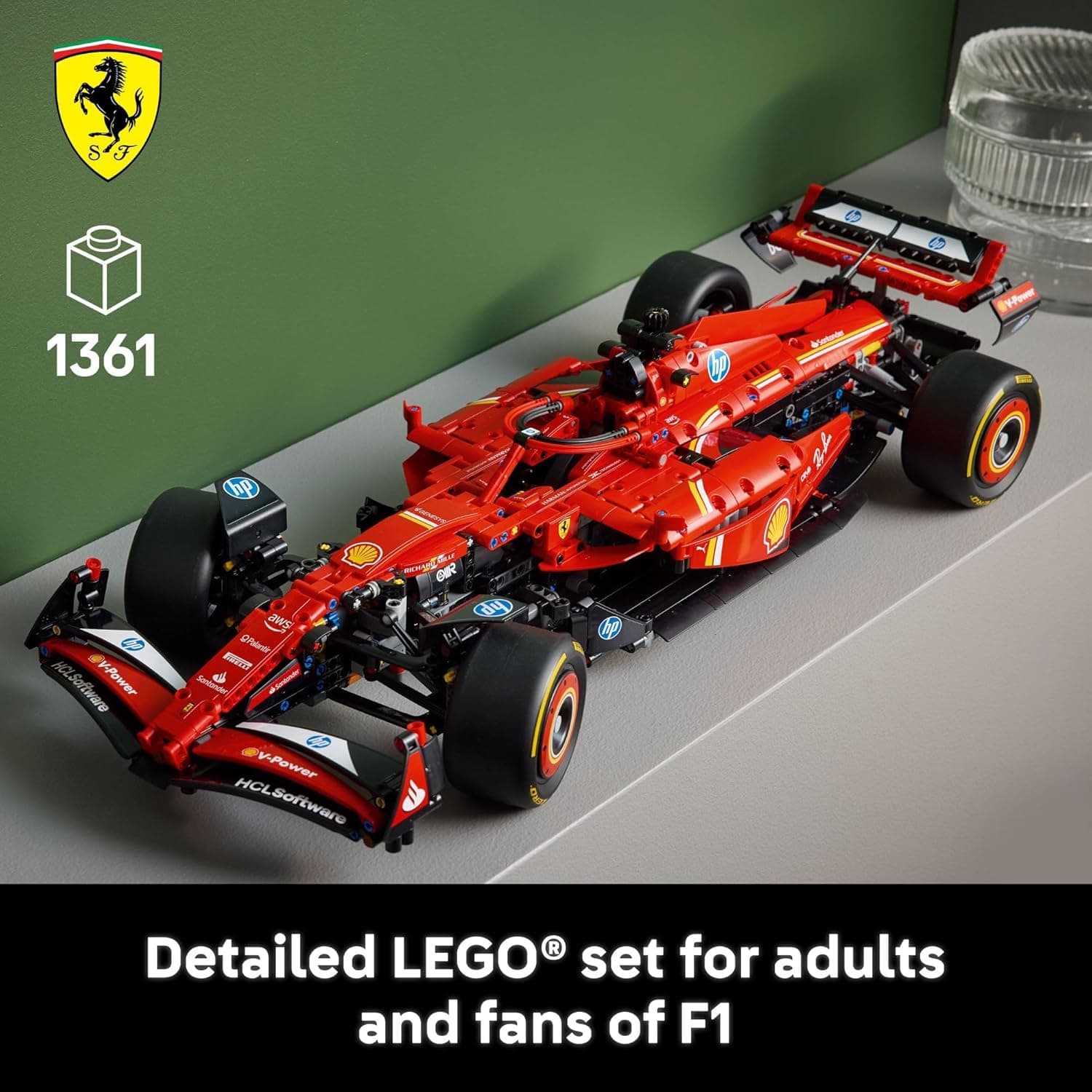 LEGO Technic Ferrari SF-24 F1 Model Car Kit thumbnail 2