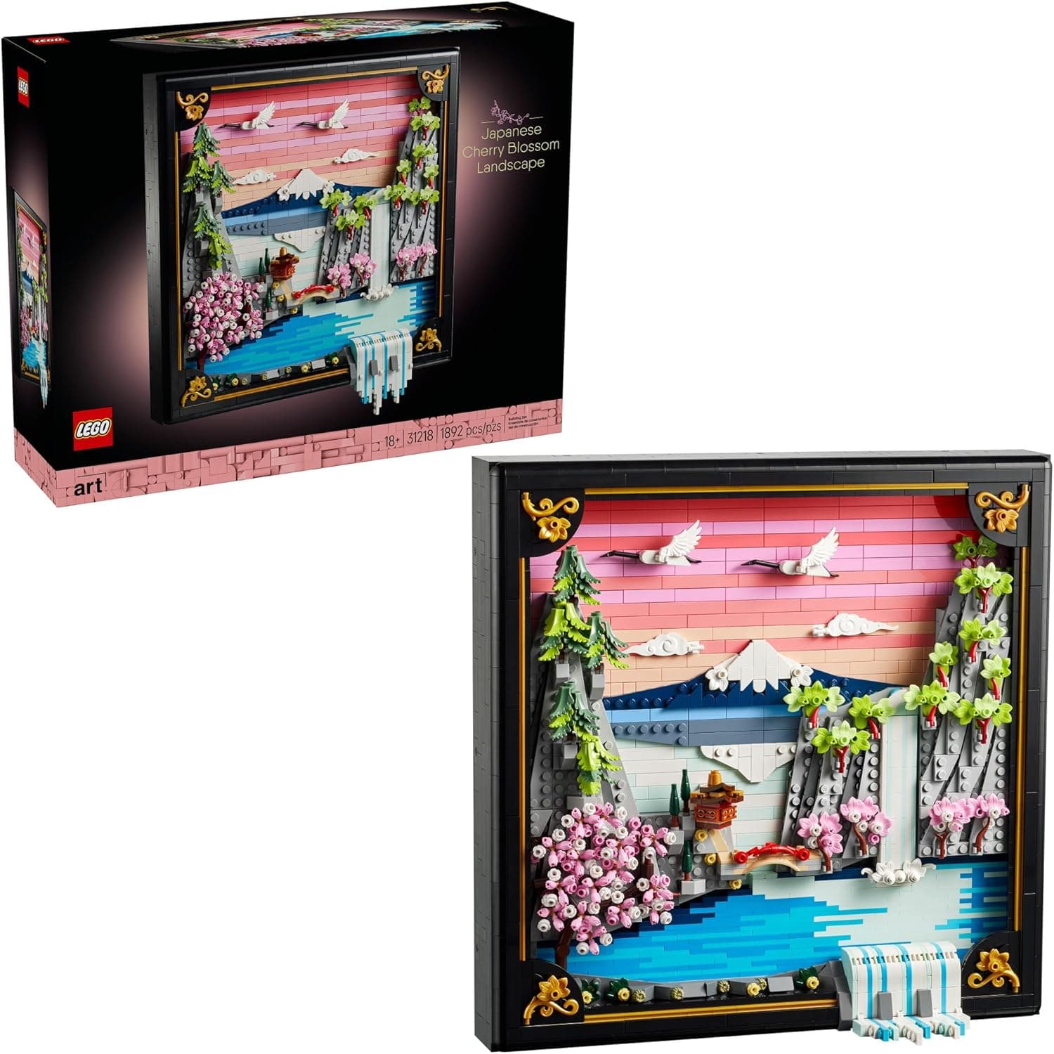 LEGO Art Japanese Cherry Blossom Landscape Building Set — Easter Gifts gift idea