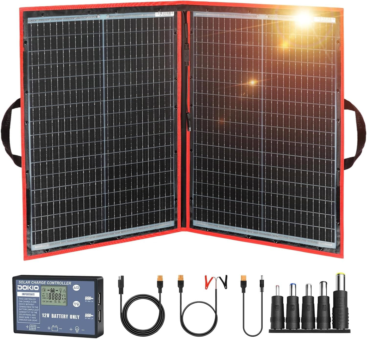 DOKIO 100W Portable Foldable Solar Panel Kit — Spring Gift Ideas gift idea