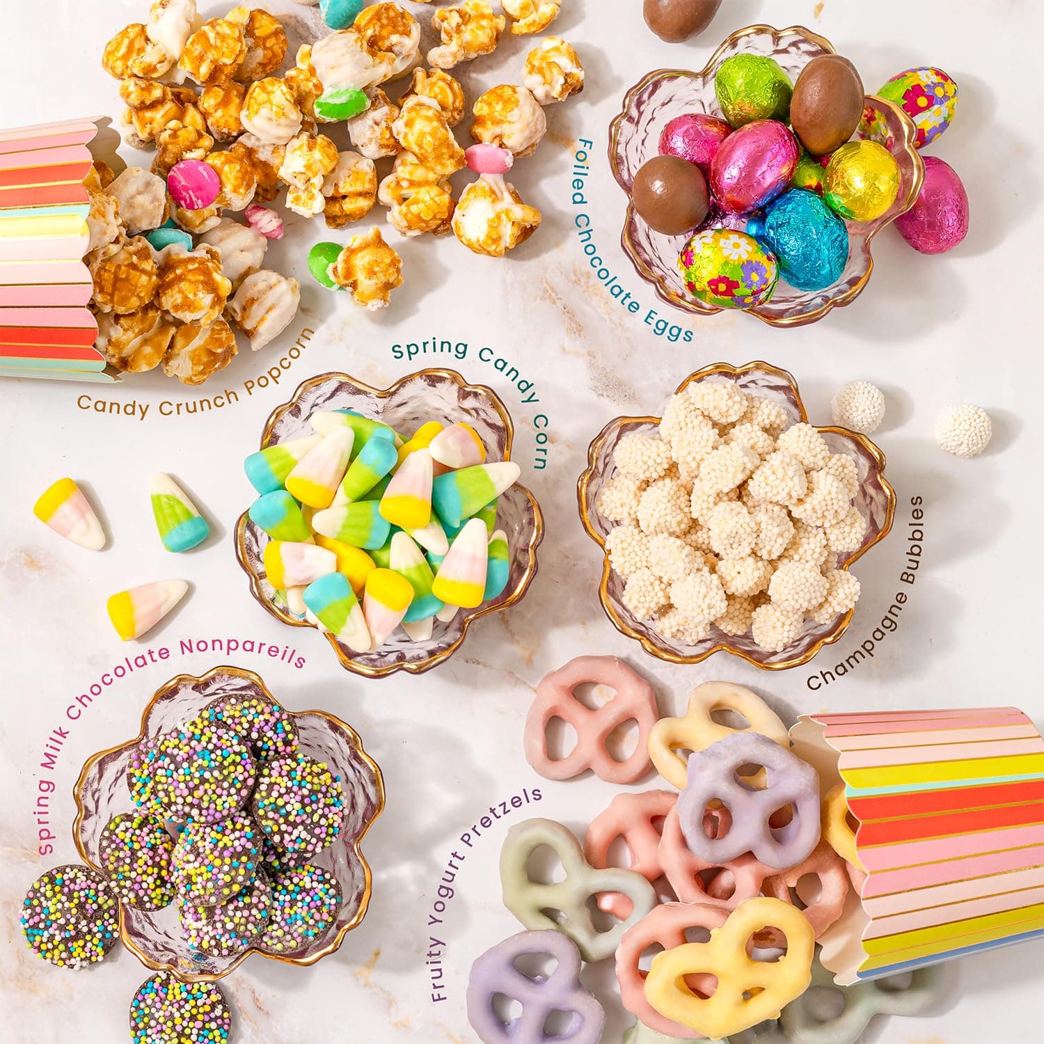 Easter Gift Tin Musical Carousel with Spring Candy Assortment thumbnail 3