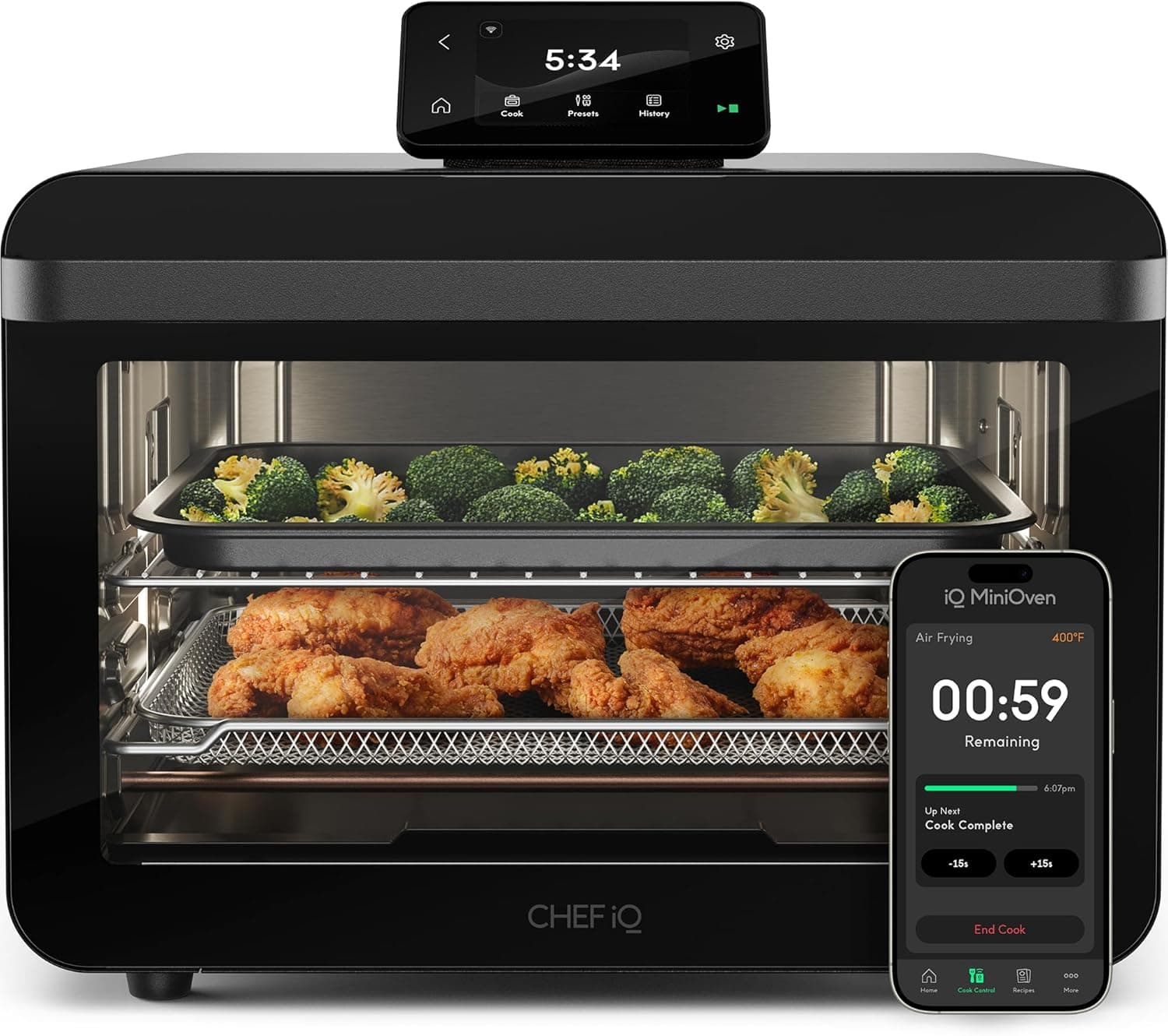 CHEF iQ MiniOven Smart Toaster Oven Air Fryer Combo — Spring Gift Ideas gift idea