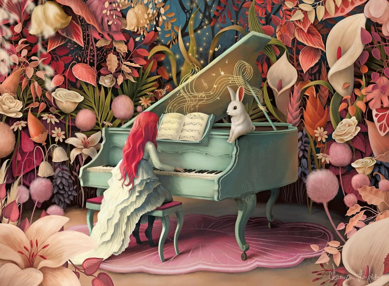 Ravensburger Rabbit Recital 500 Piece Jigsaw Puzzle view 1