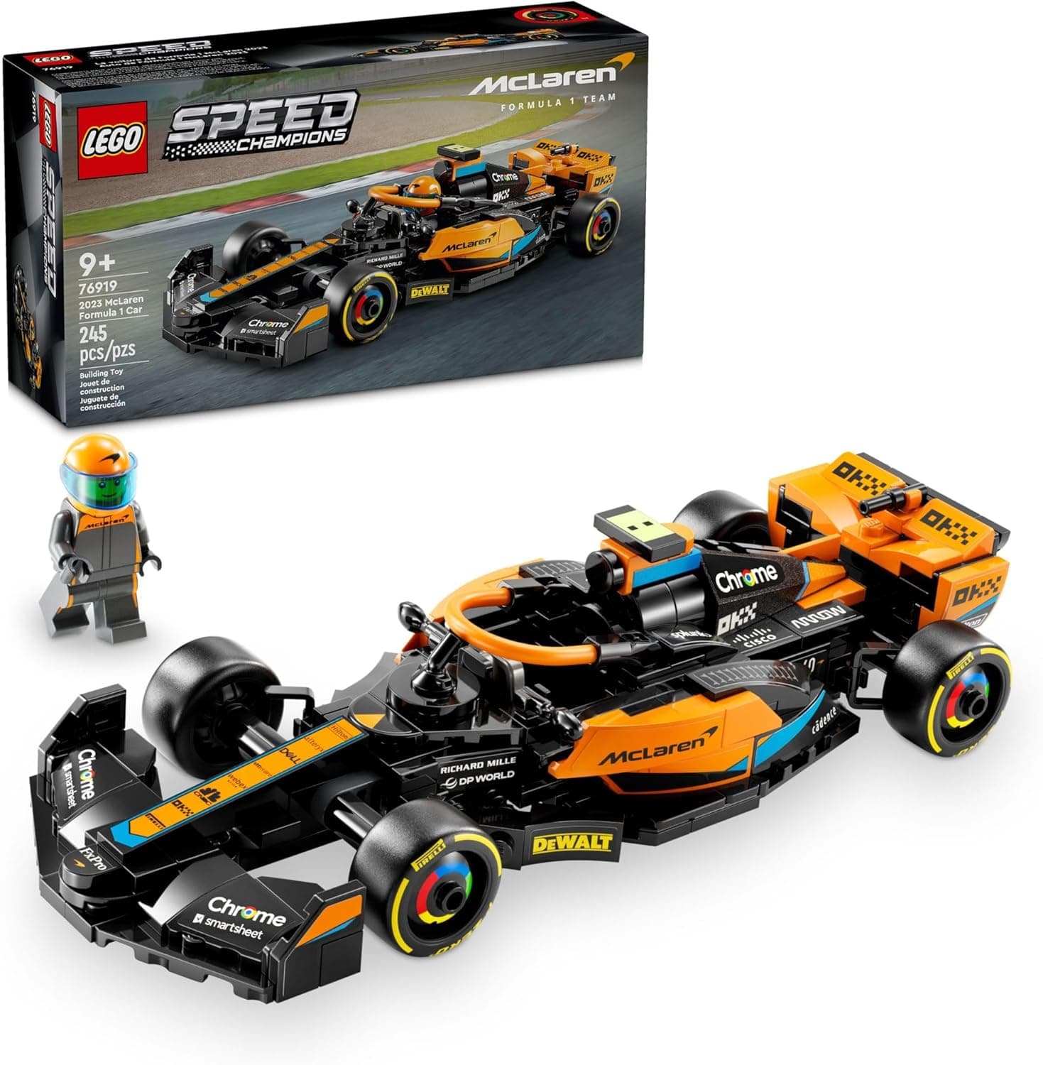 LEGO Speed Champions McLaren Formula 1 Race Car view 1